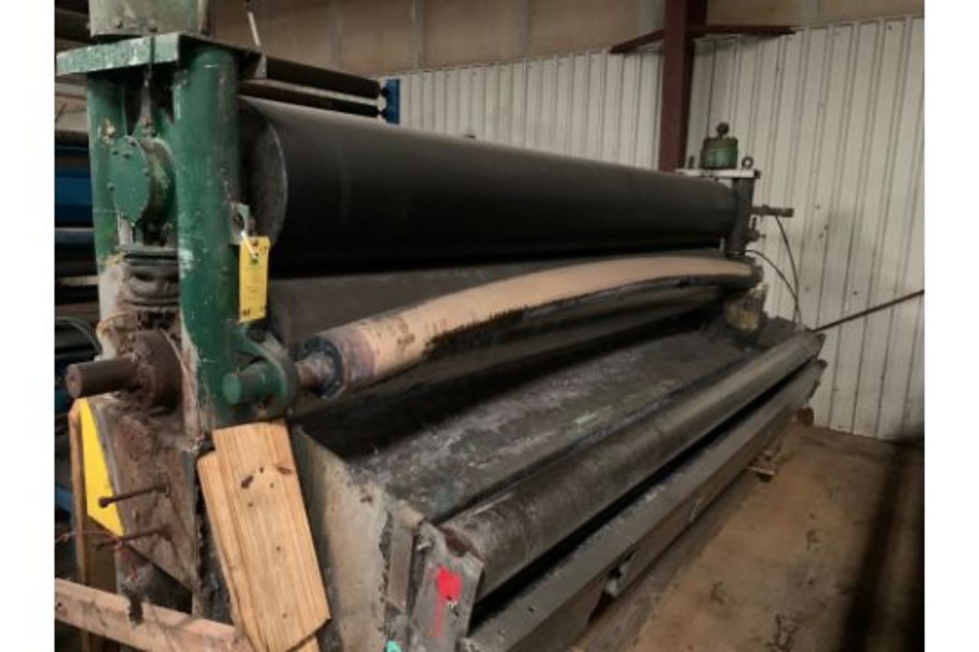 Kuster Padder 128” (2x16”Diameter) Rubber to Steel Model M 7977. Serial 255-74, Rigging Fee $250