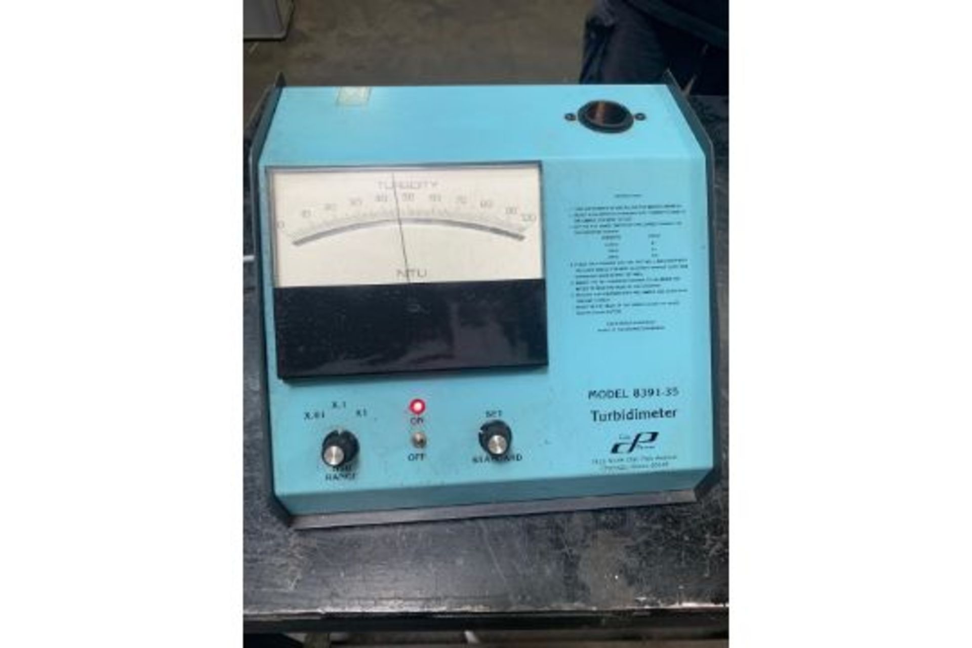 Turbidimeter Meter Model 8391-35 110 Volts, Rigging Fee: $25