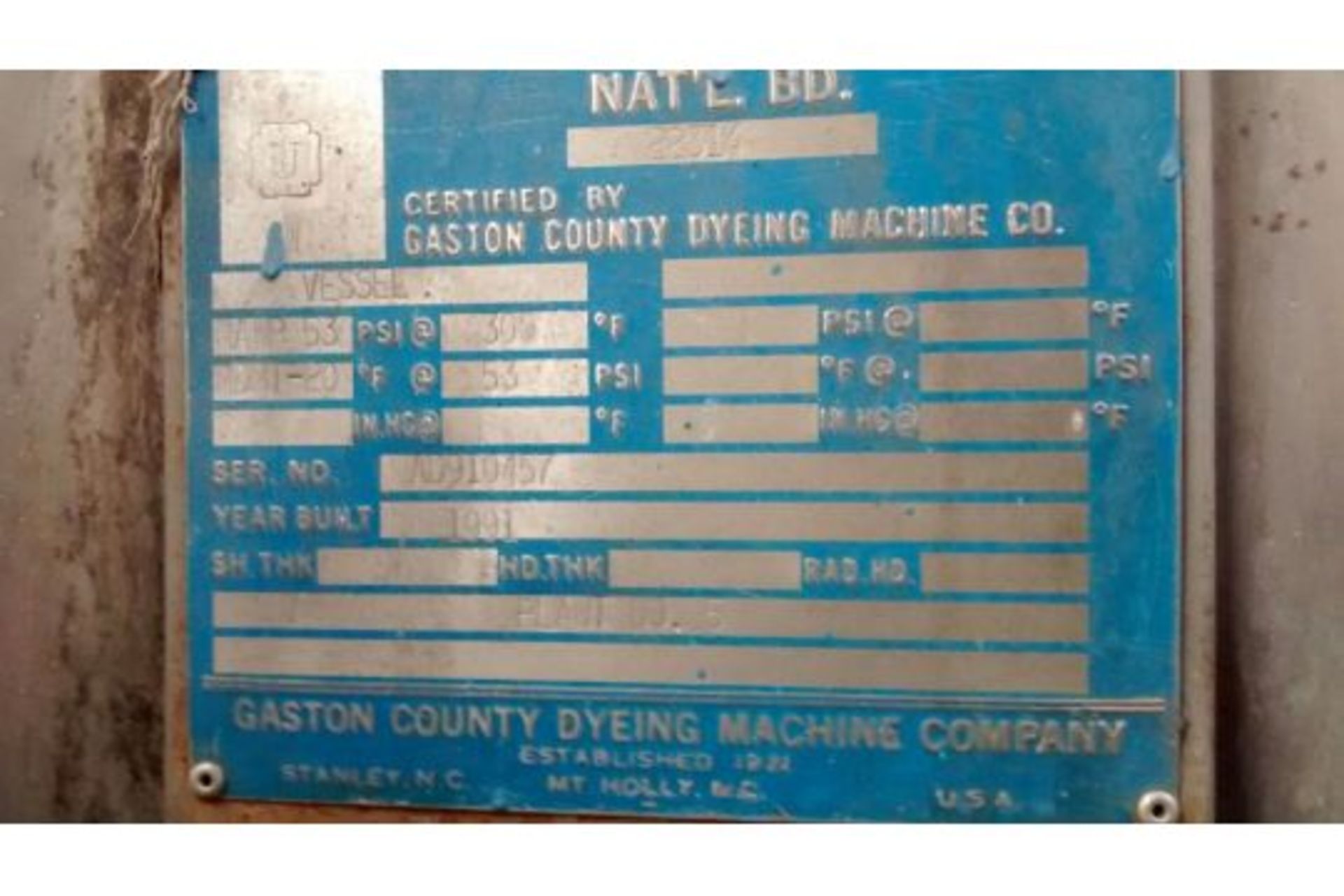 Gaston County Jets FUTURA Dyeing Machines – 2 Port – Serial# AD910457, Excellent Condition, - Image 8 of 10