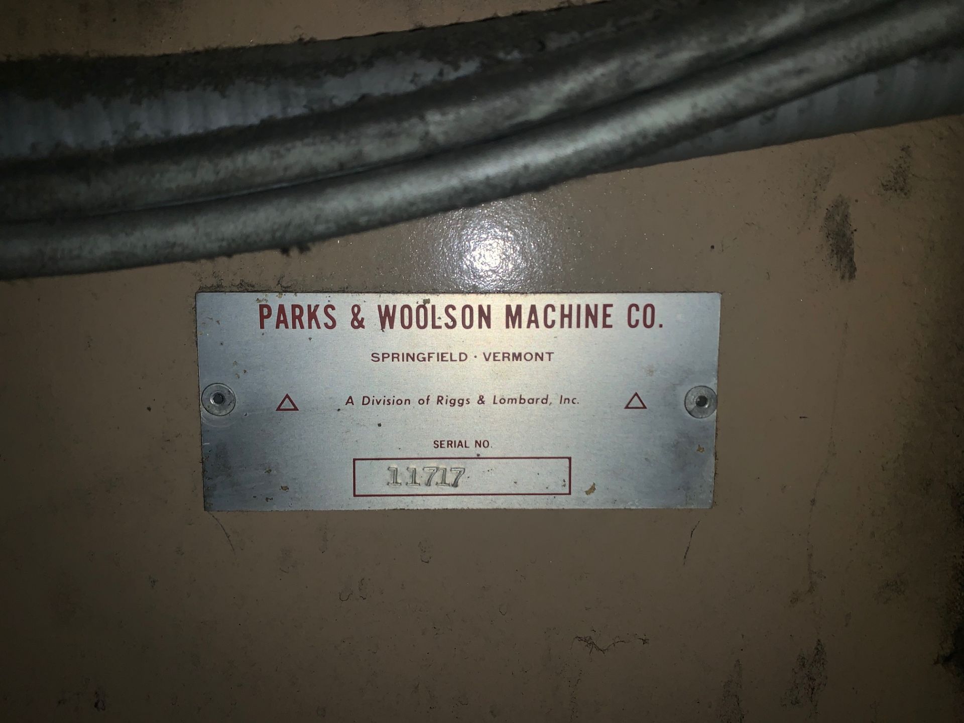 Parks-Woolson Polisher Machine, Serial# 11717, 25 HP, 230/460V, Rigging Fee $100 - Image 2 of 8