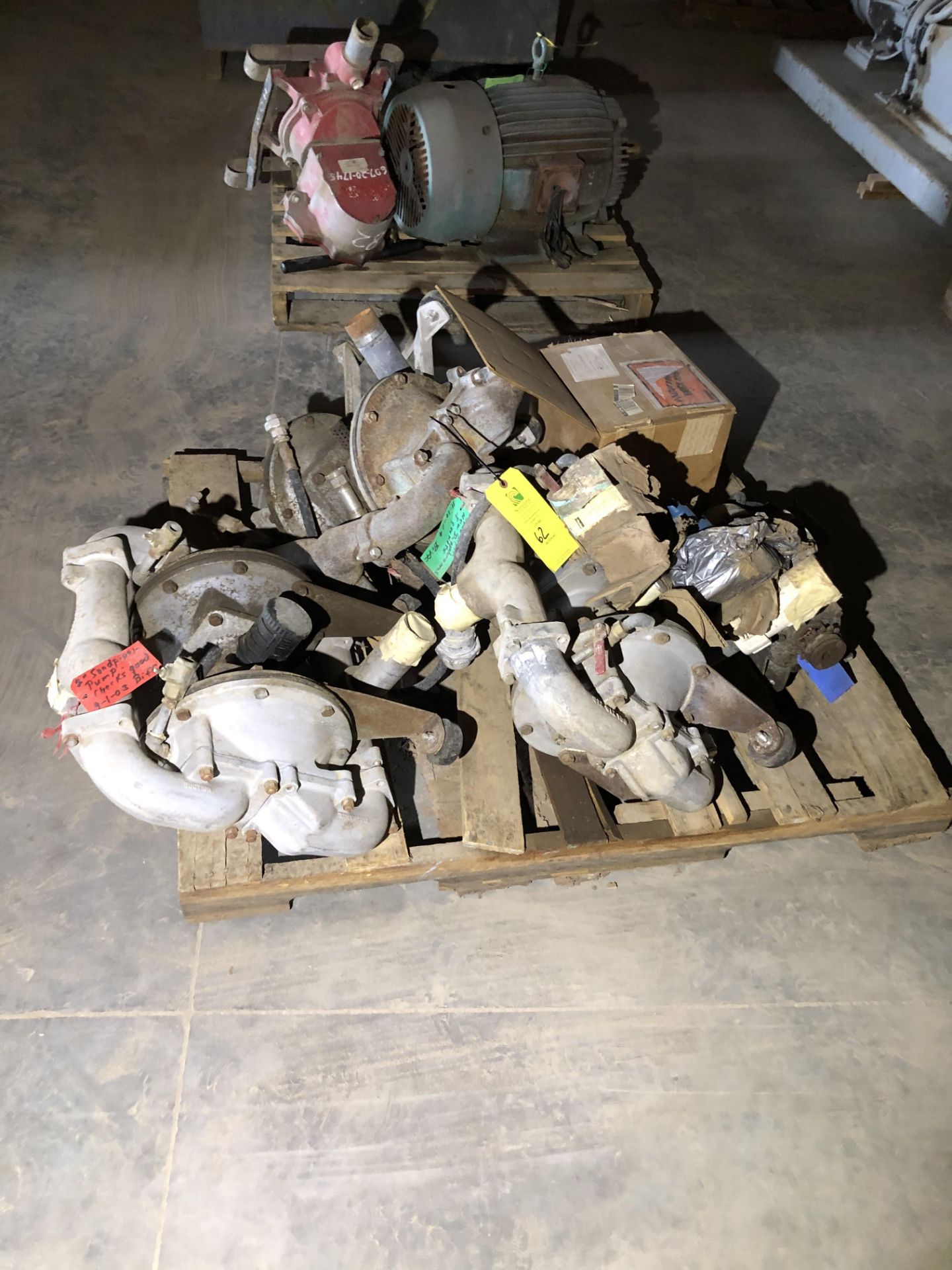 Pallet of Pumps & Misc. Spare Parts