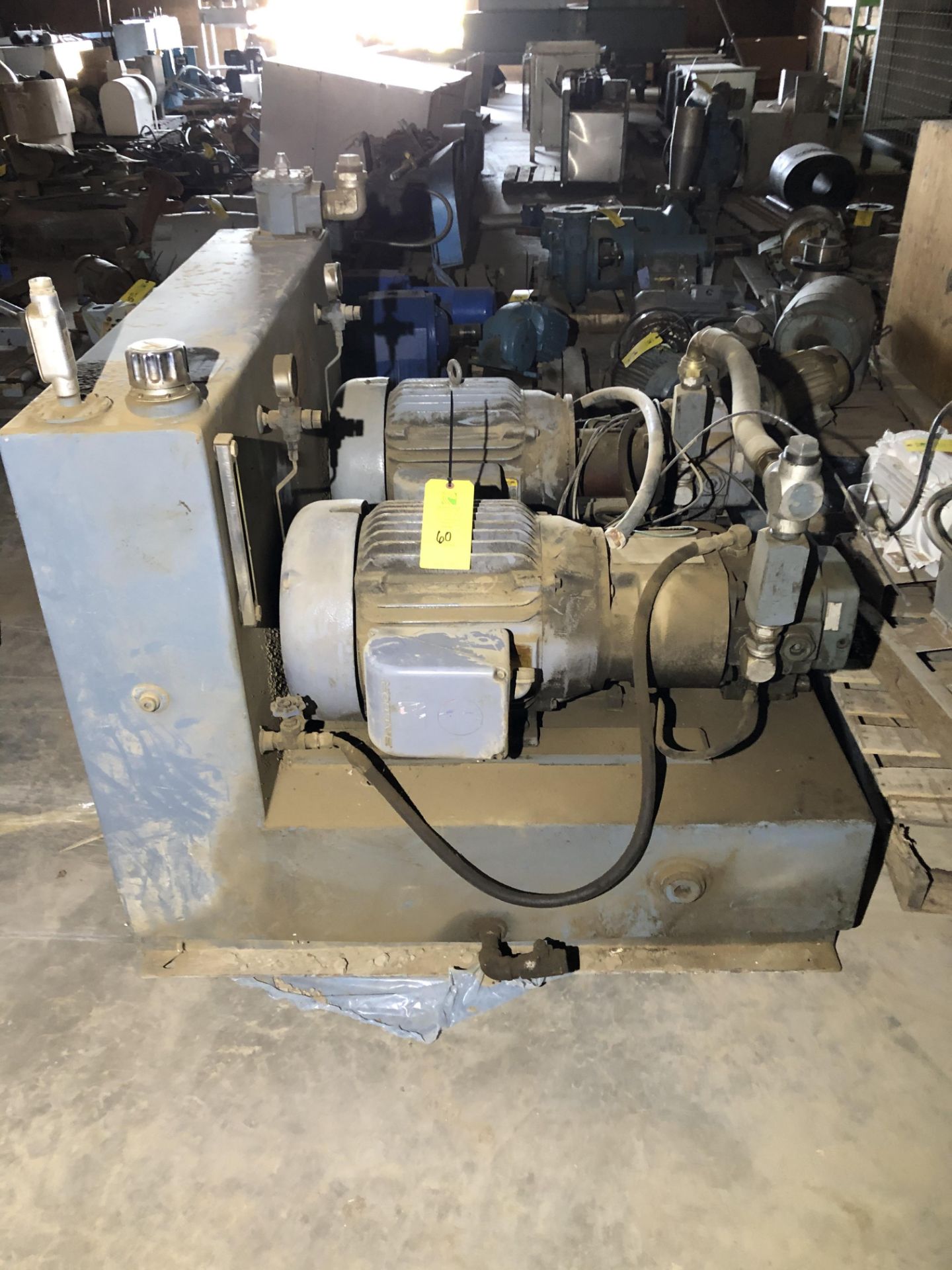 Power Transmission Hydraulic Power Unit, Model #Dual A10V-28-1500-25-160L, S/N #84906