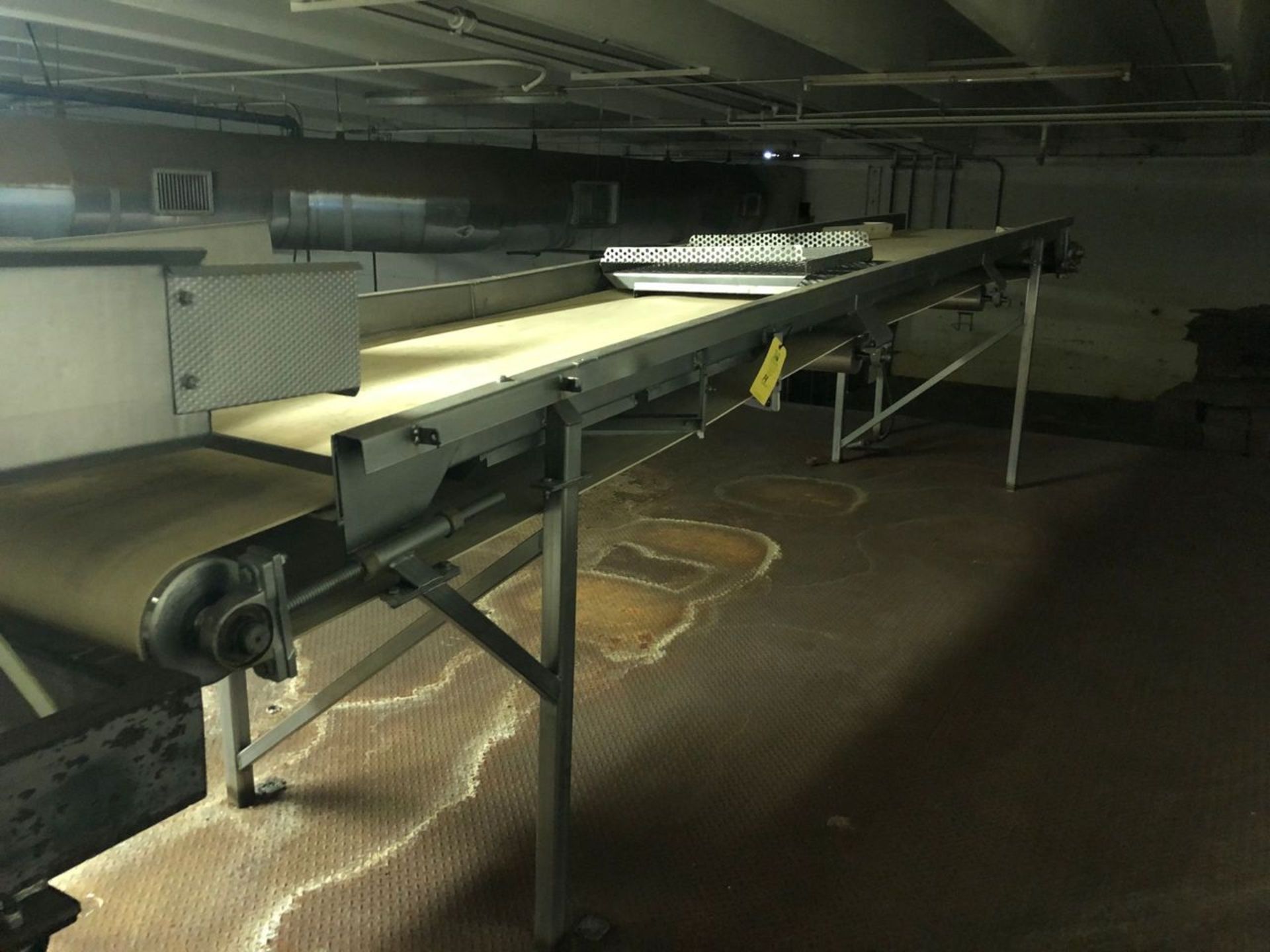 Feeding Conveyor, Approx 16ft. Long