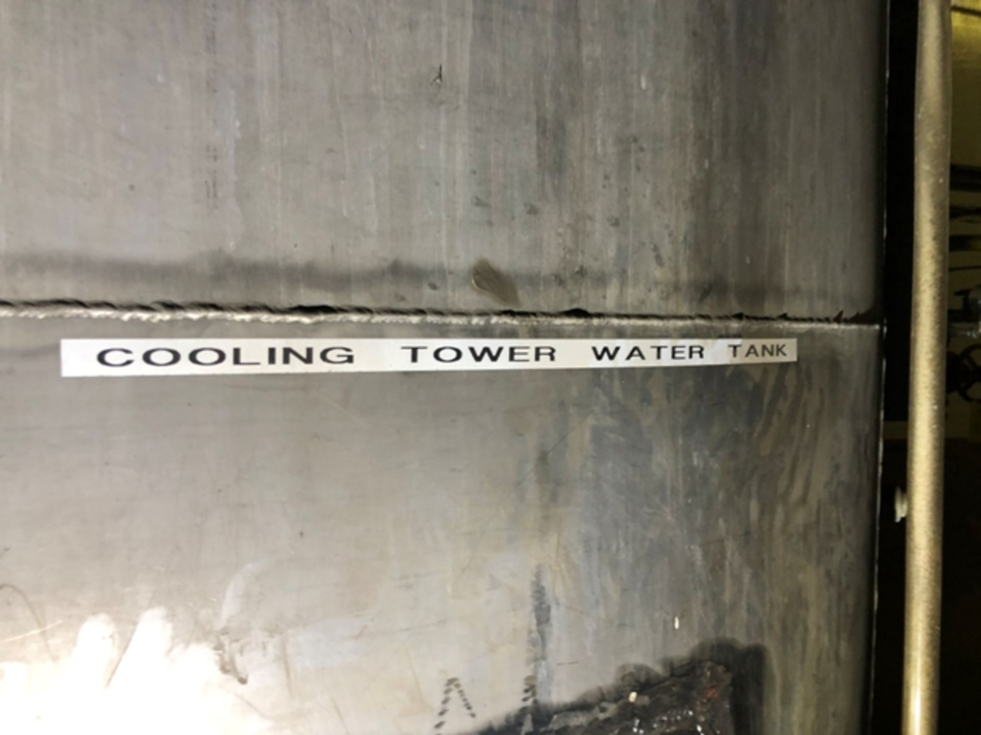 Cooling Water Tank, W/ 25 HP Baldor Motor - Image 3 of 10
