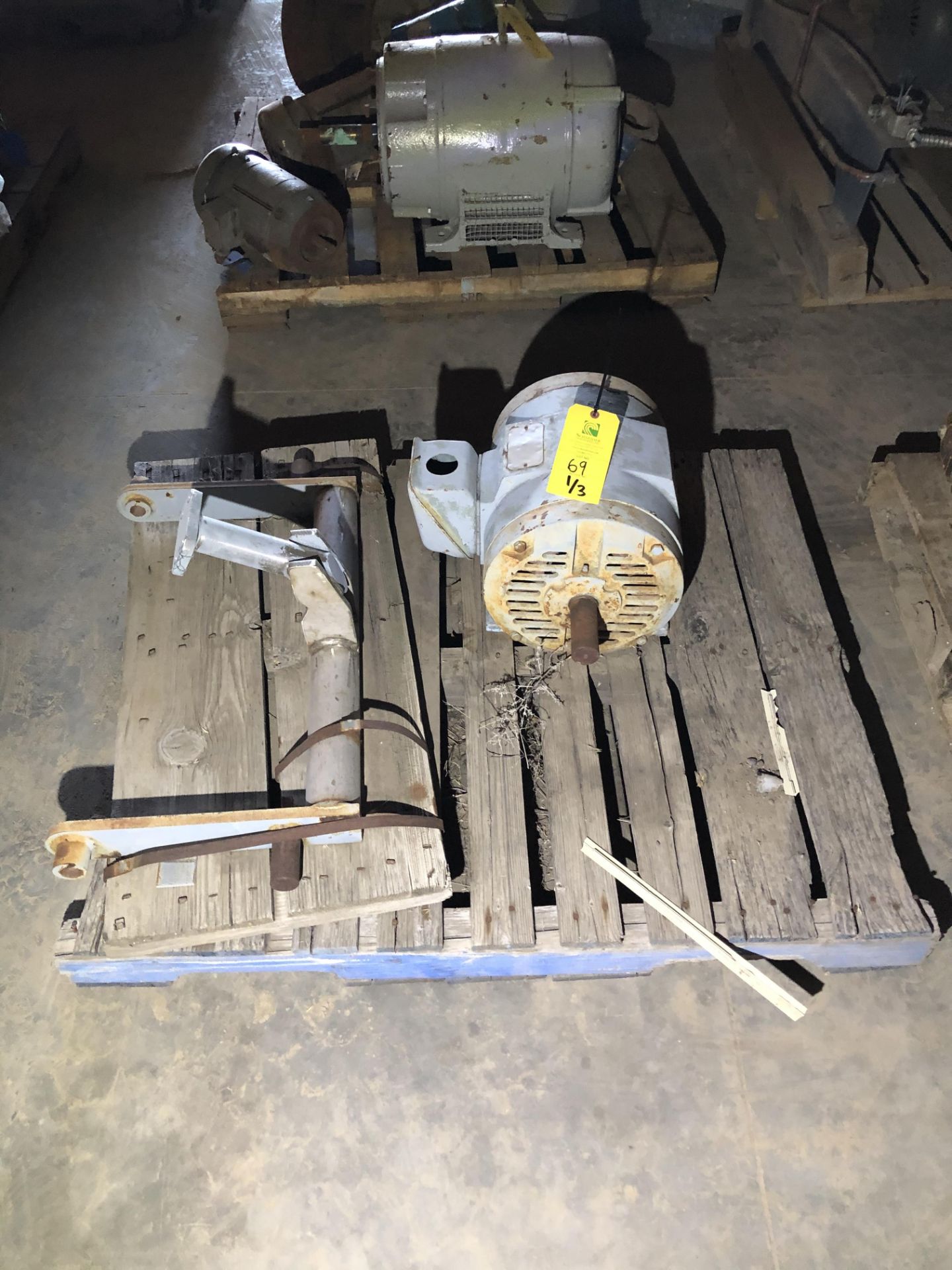 (3) Pallets of Spare Motors