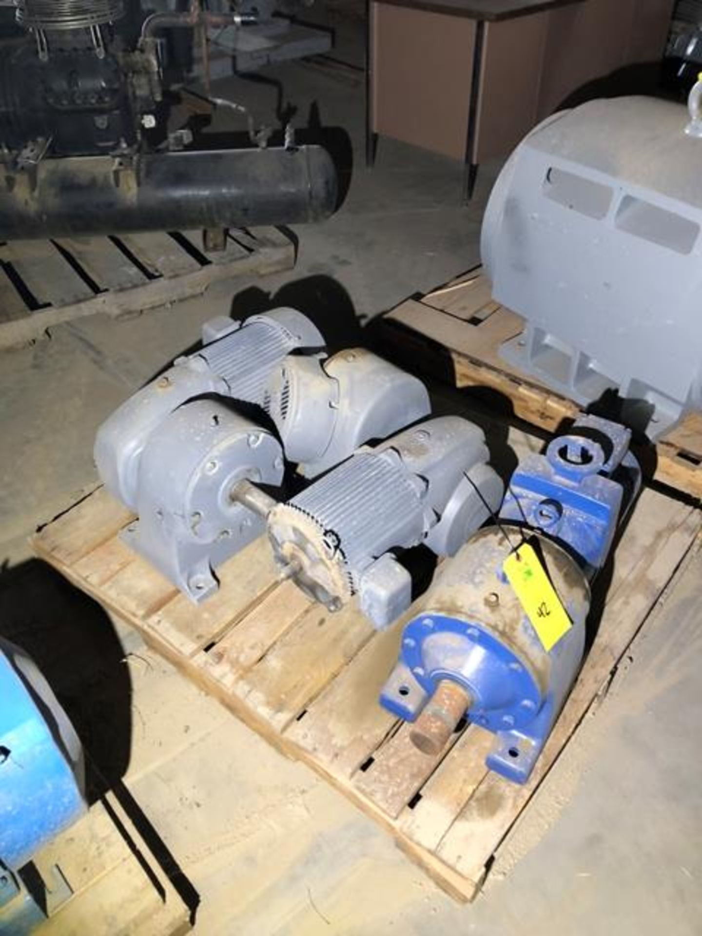 (3) Smaller Motors & Pumps (5 HP Motors)