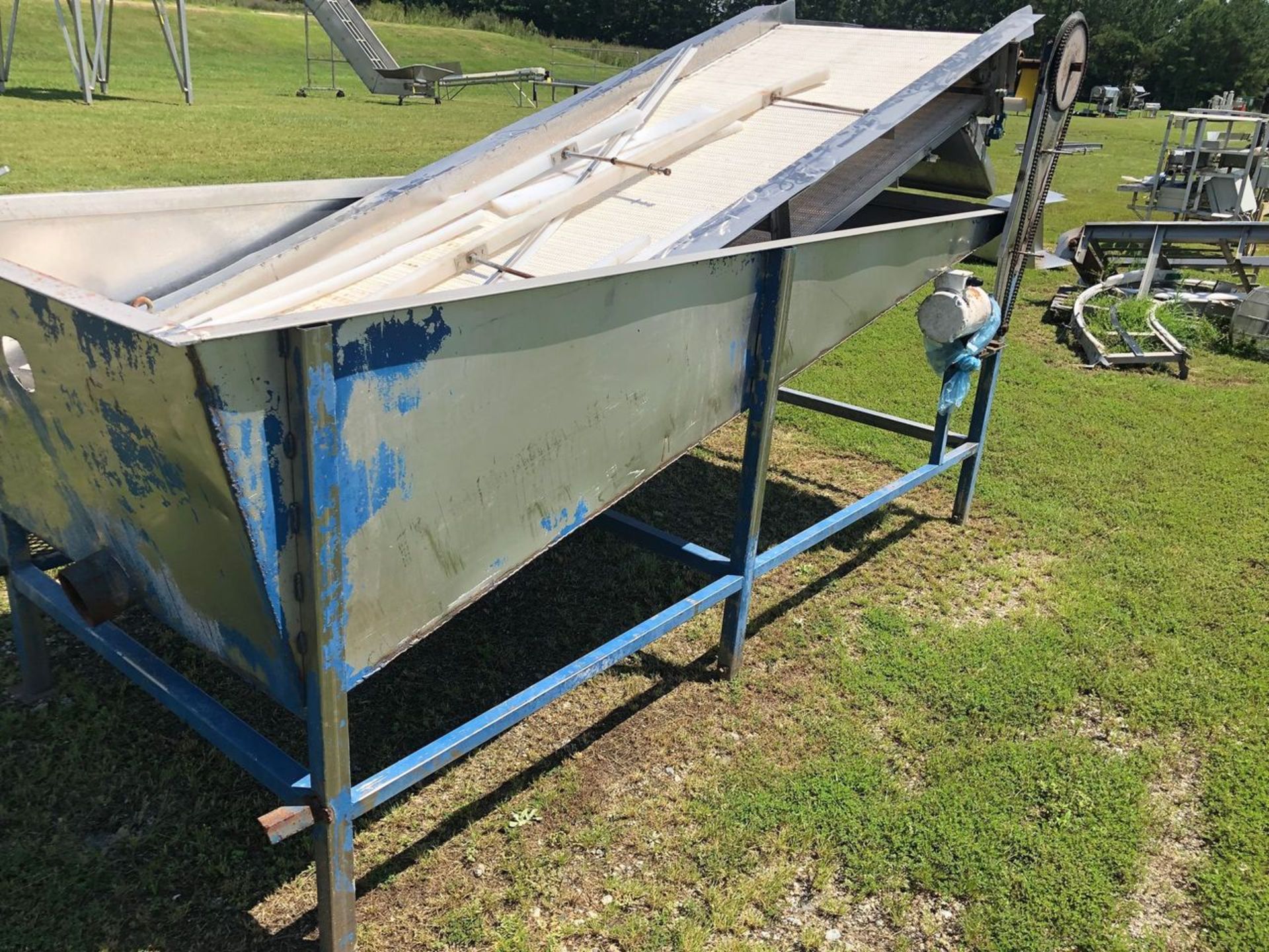 Material Bin w/ Incline Processing Conveyor Rigging Price: $150 - Image 4 of 4