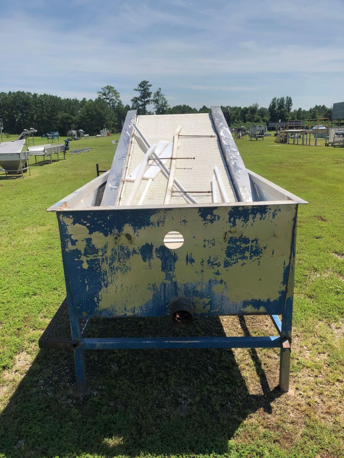 Material Bin w/ Incline Processing Conveyor Rigging Price: $150 - Image 2 of 4