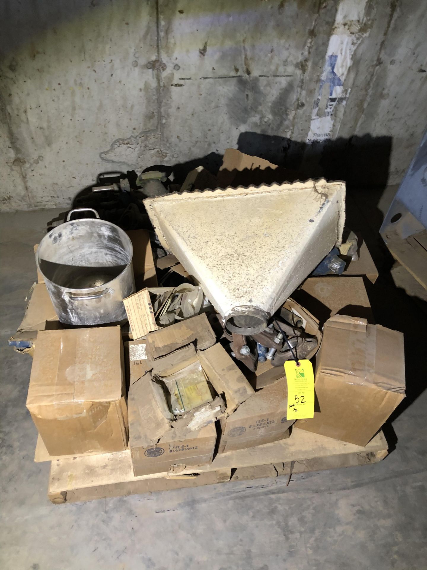 (2) pallets of misc. spare parts