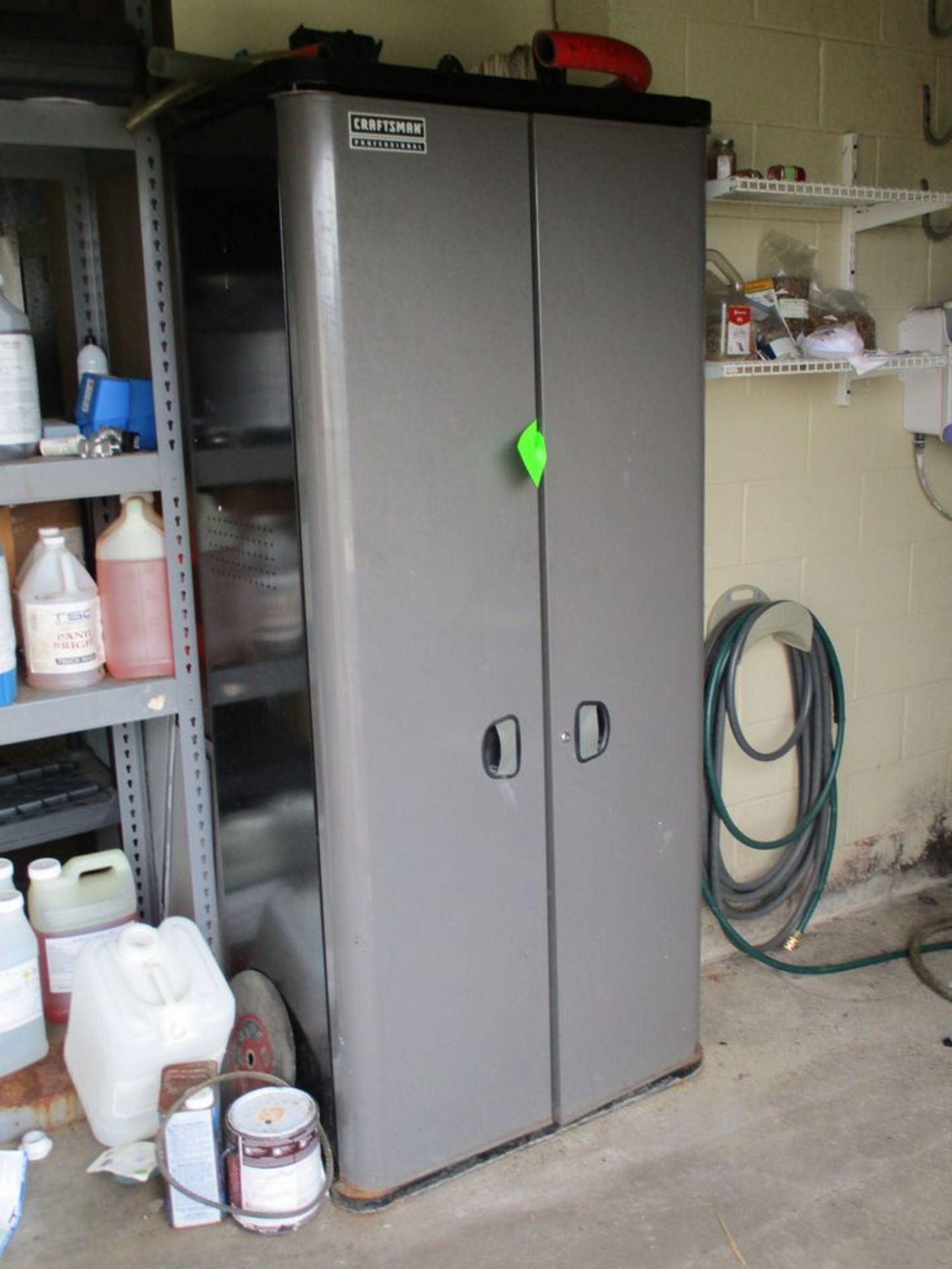 Craftman 2 door storage cabinet, 36 in w x 79 in hgt x 21 in depth ***Auctioneer Note*** -- $50