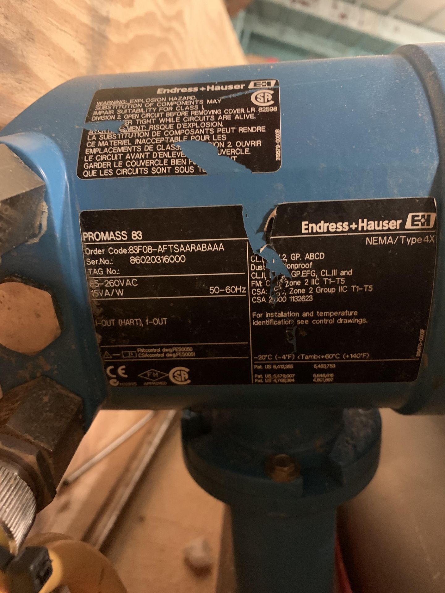 Endress Hauser Flow Meters, Loading Fee $25 - Image 4 of 4