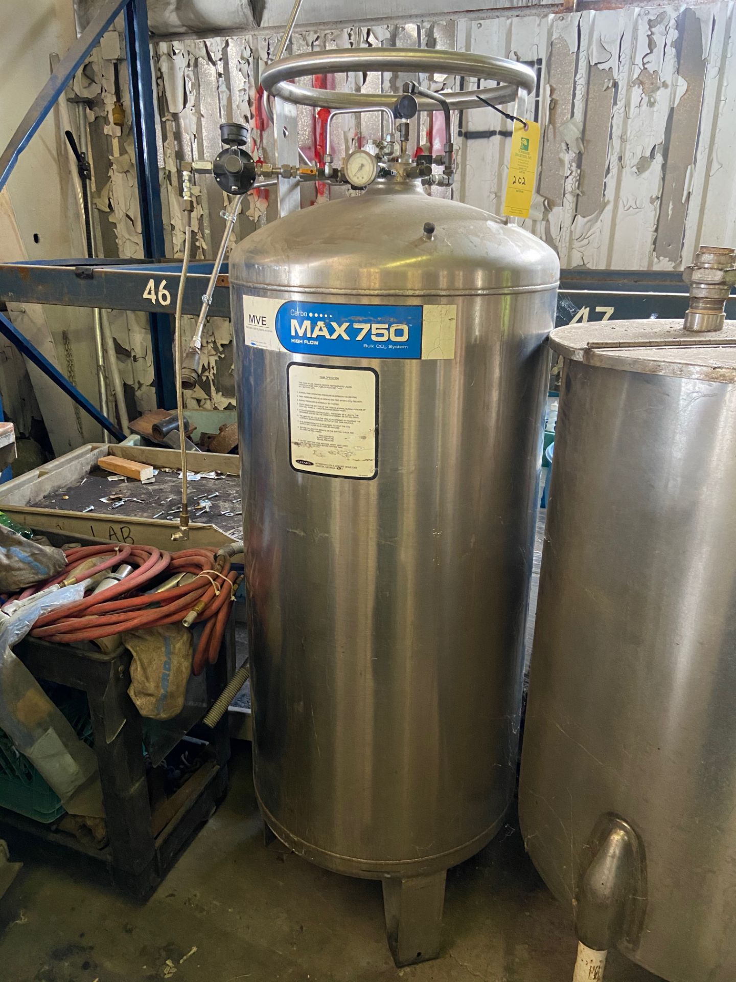 Carbo Max 750 Bulk CO2 System, (Located in Oelwein, IA) (Rigging & Loading: $50)