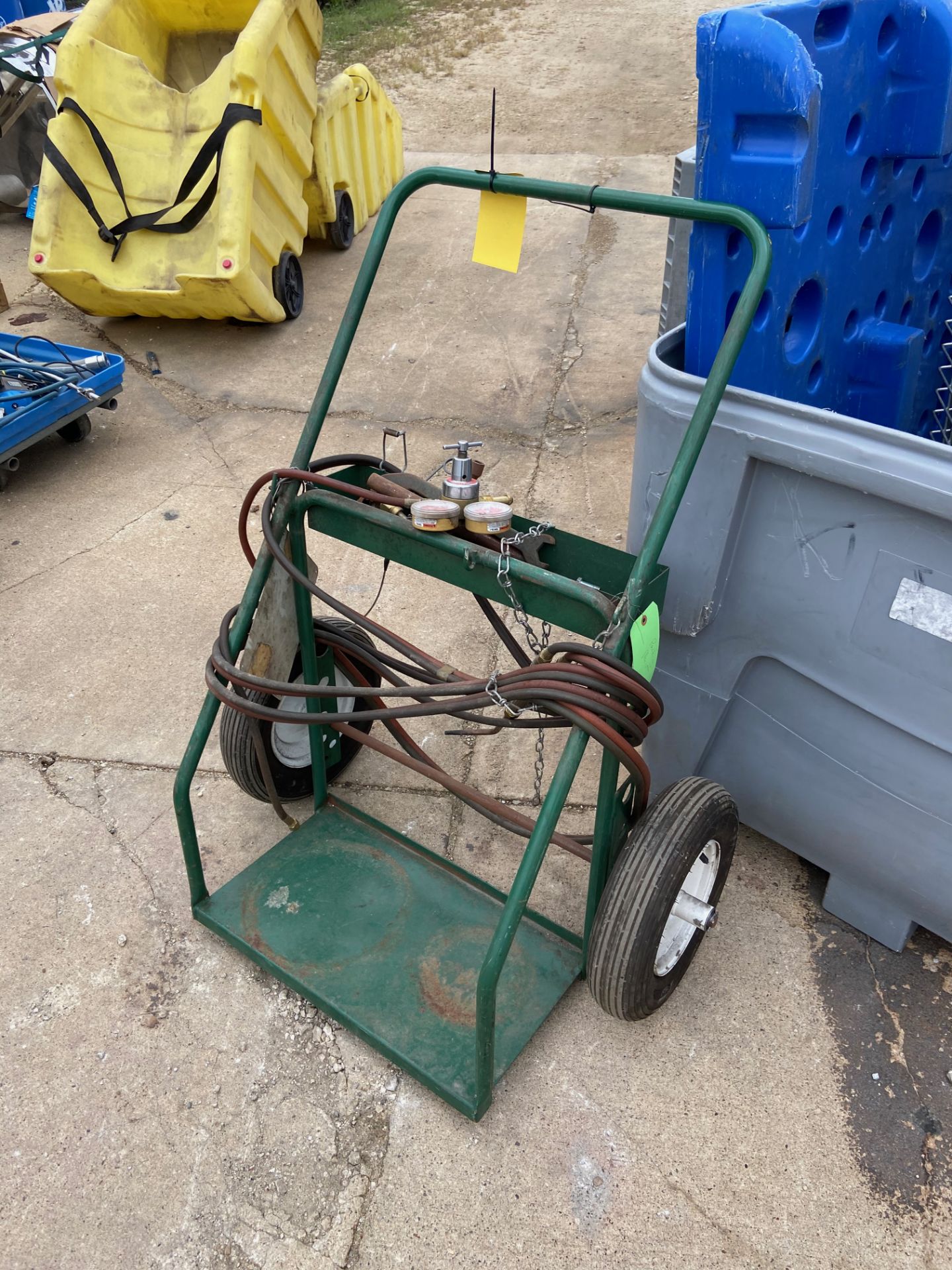 Two Tank Dolly w/ Attachments & Hoses, (Located in Oelwein, IA) (Rigging & Loading: $25)