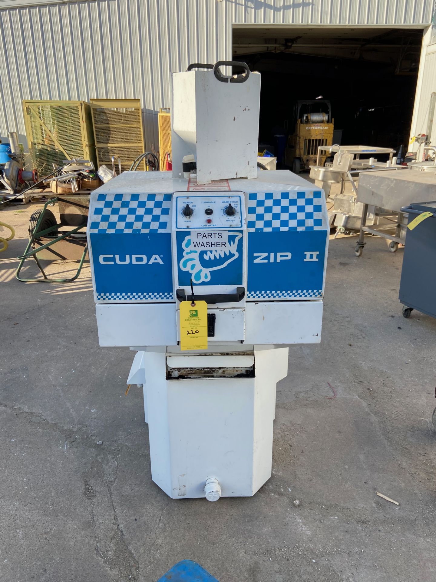 Cuda Parts Washer, Model# H20-2216, Serial# 1005047, 460V, 3 Phase, 60 Hz, (Located in Oelwein, IA)