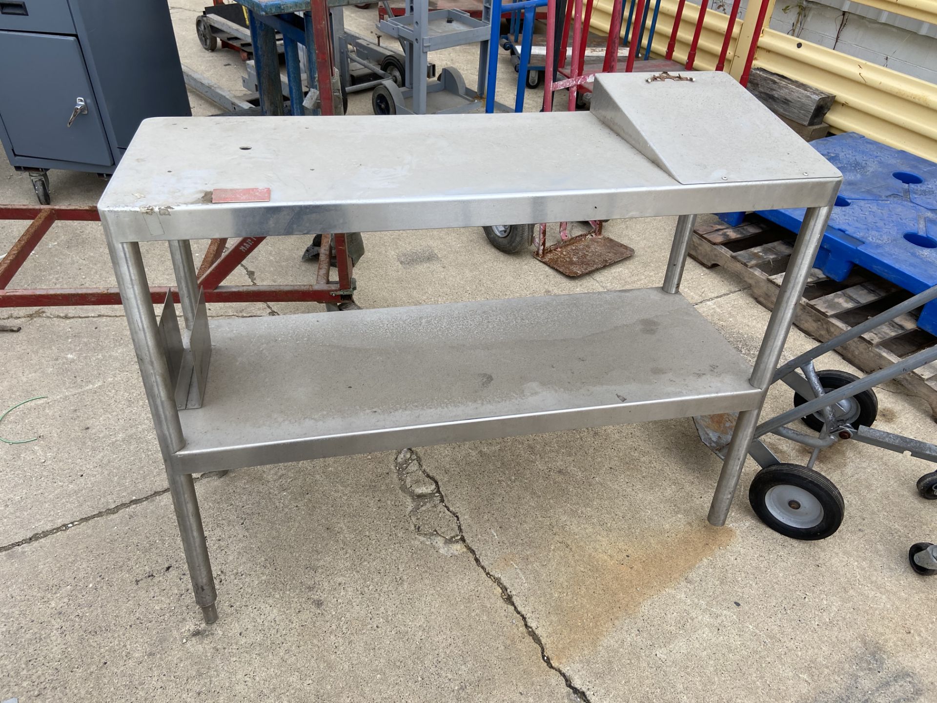 Stainless Steel Table (Located in Oelwein, IA) (Rigging & Loading: $25) - Image 2 of 3