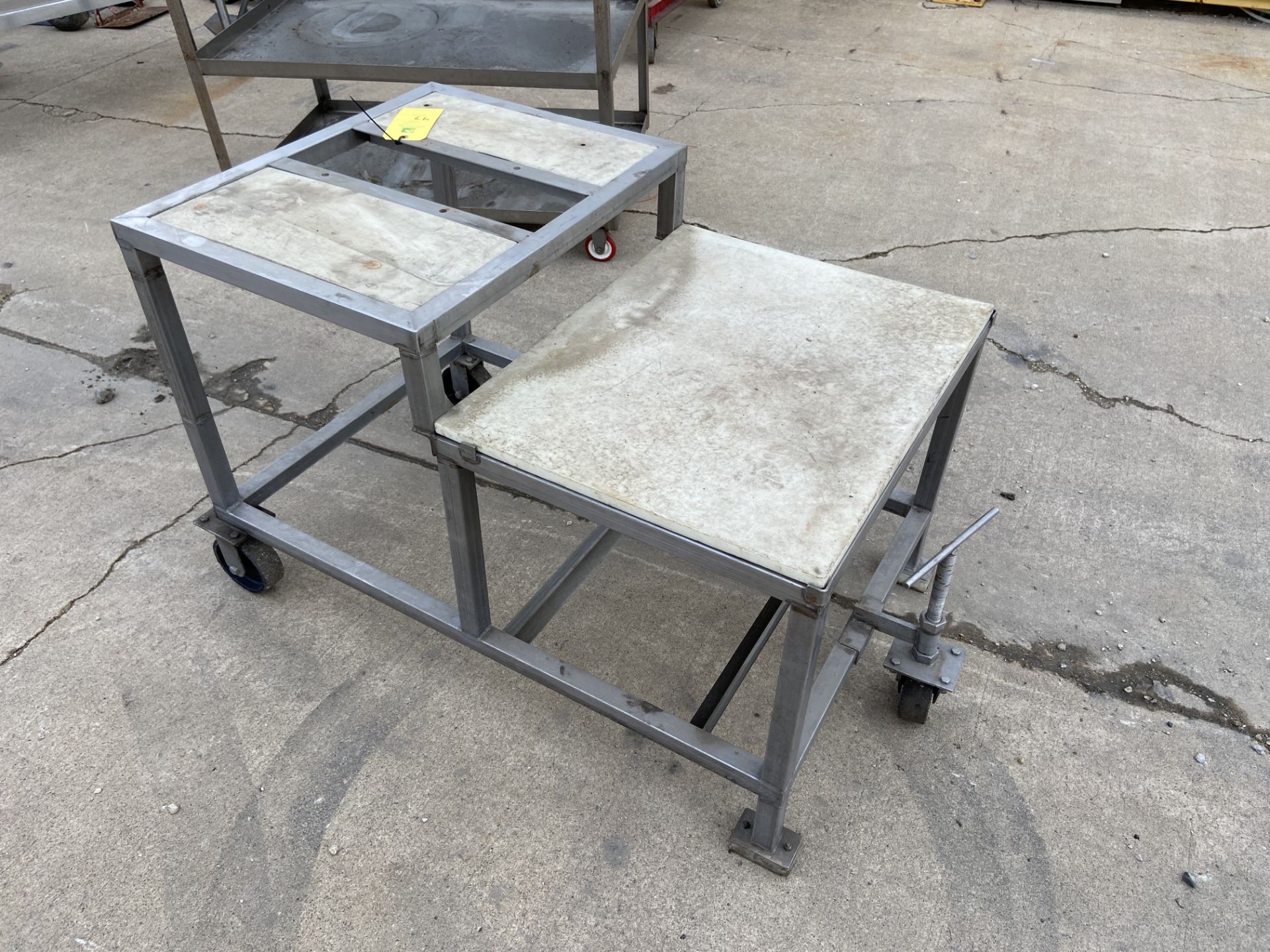 Prep Table on Casters (Located in Oelwein, IA) (Rigging & Loading: $25)