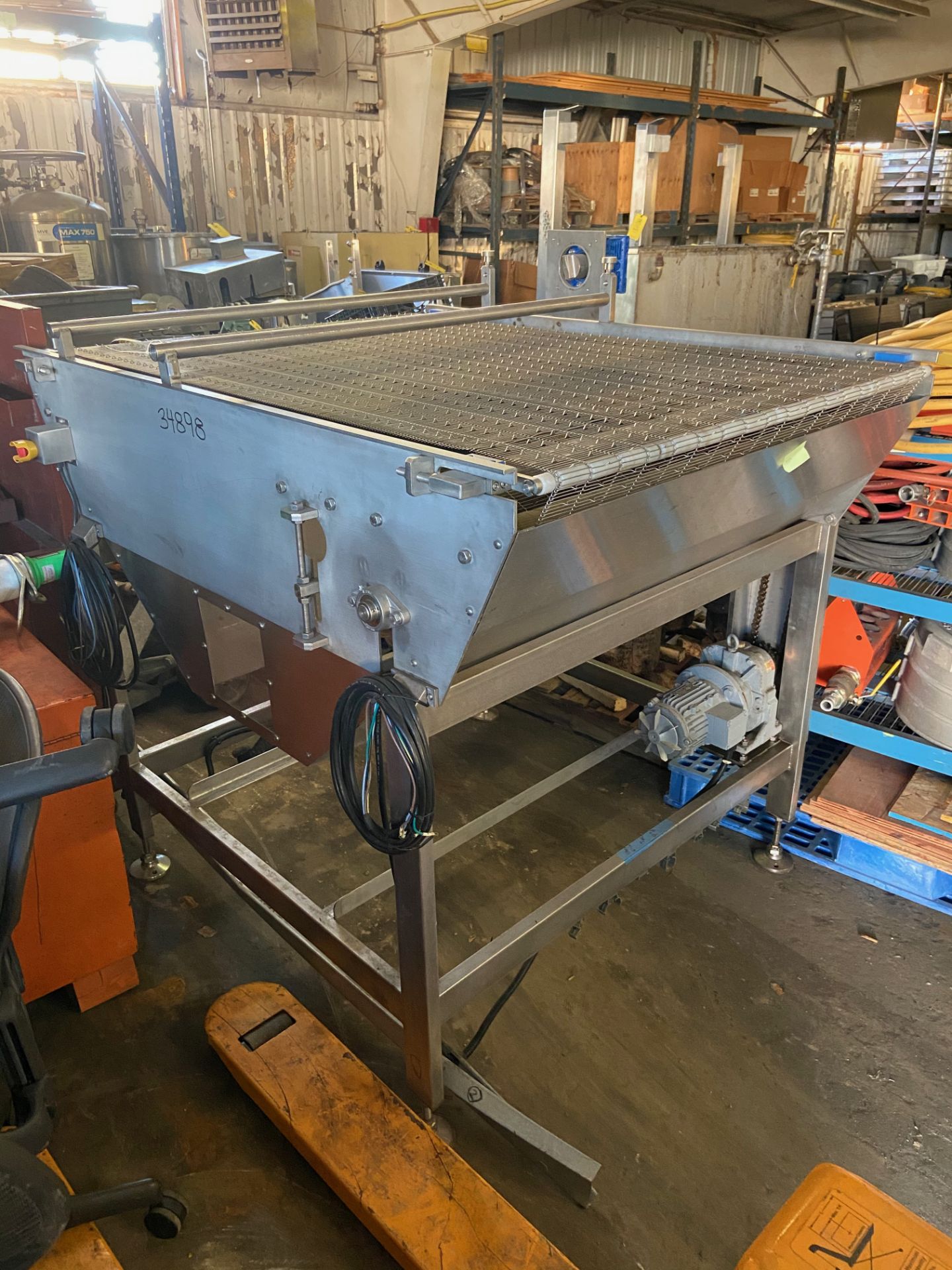 Stainless Steel Breading Conveyor, (Located in Oelwein, IA) (Rigging & Loading: $50)