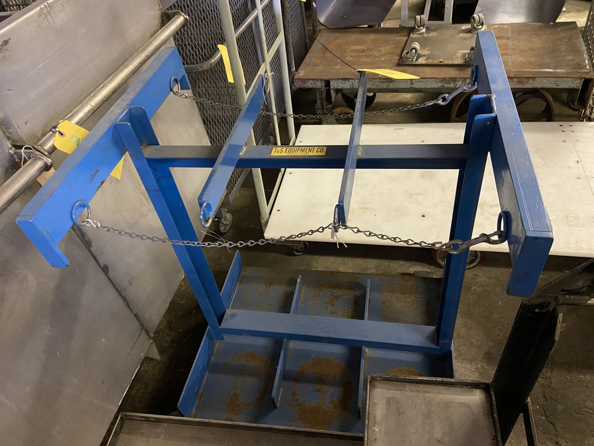 Metal Stand on Casters, (Located in Oelwein, IA) (Rigging & Loading: $25) - Image 2 of 3