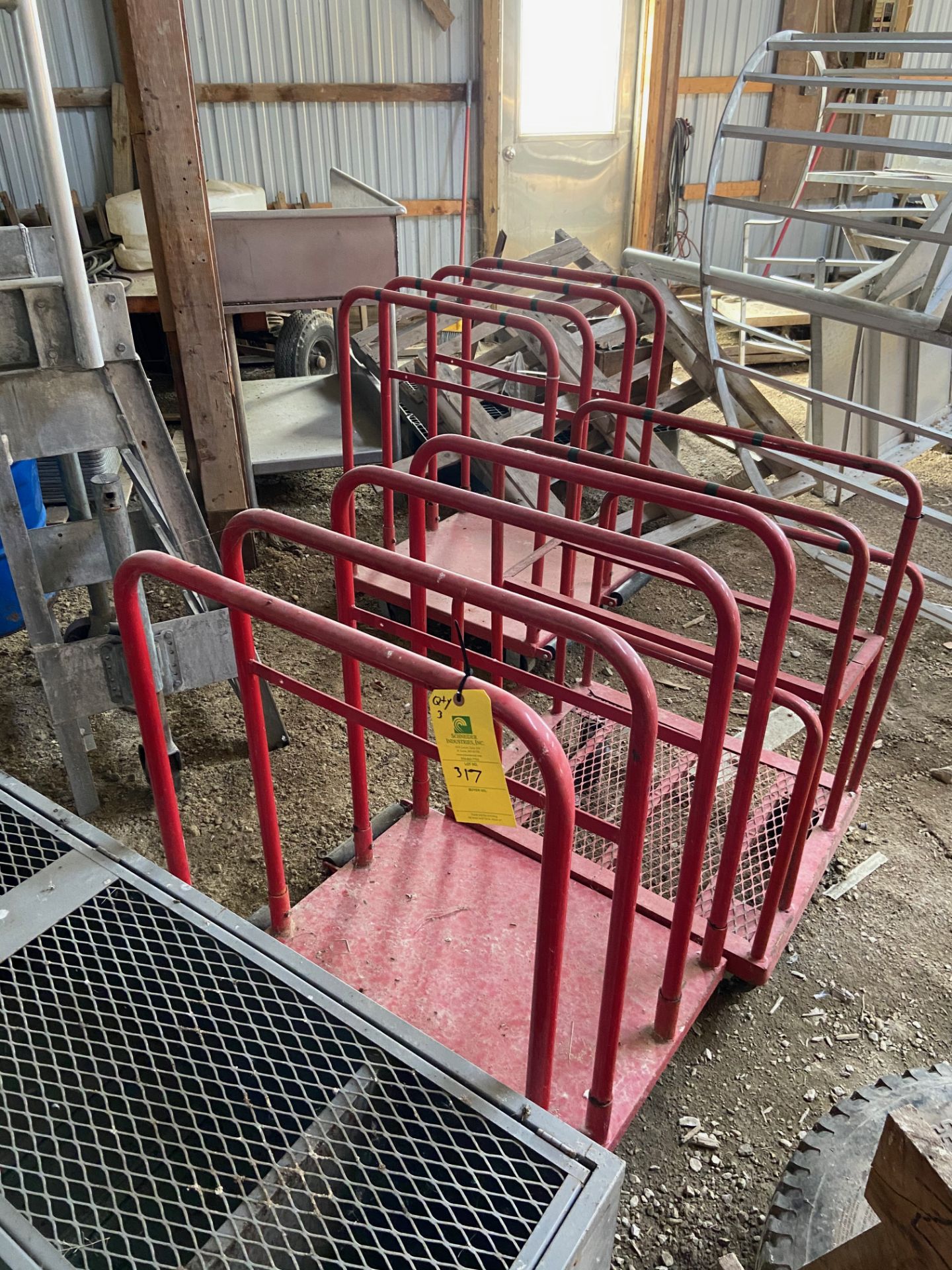 Metal Carts, Qty 3, (Located in Oelwein, IA) (Rigging & Loading: $40) - Image 2 of 3