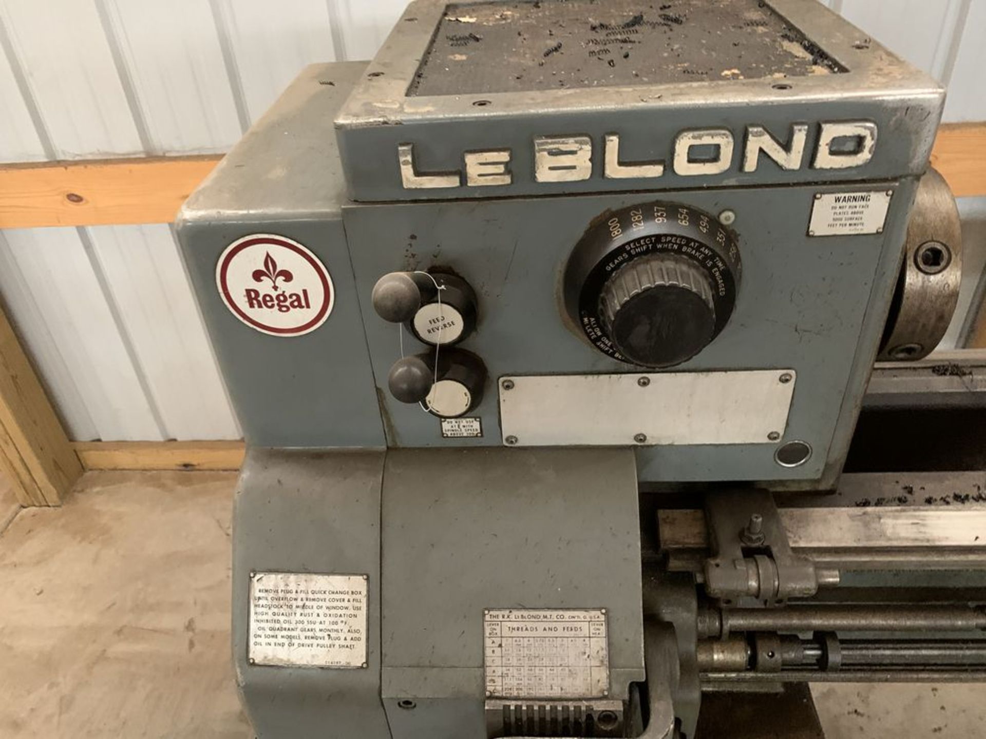 Located in Canon City CO: Leblond Lathe taken out of service and replaced with cnc, , Loading Fee of - Image 3 of 6