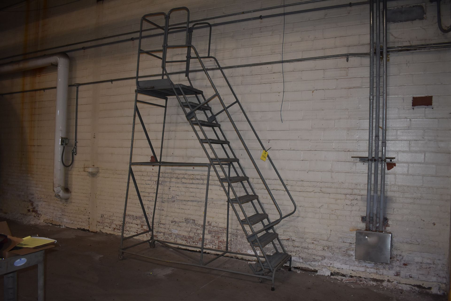 (Located in Mendota, IL) Cotterman 8' Ht. Portable Stairs - Image 2 of 2