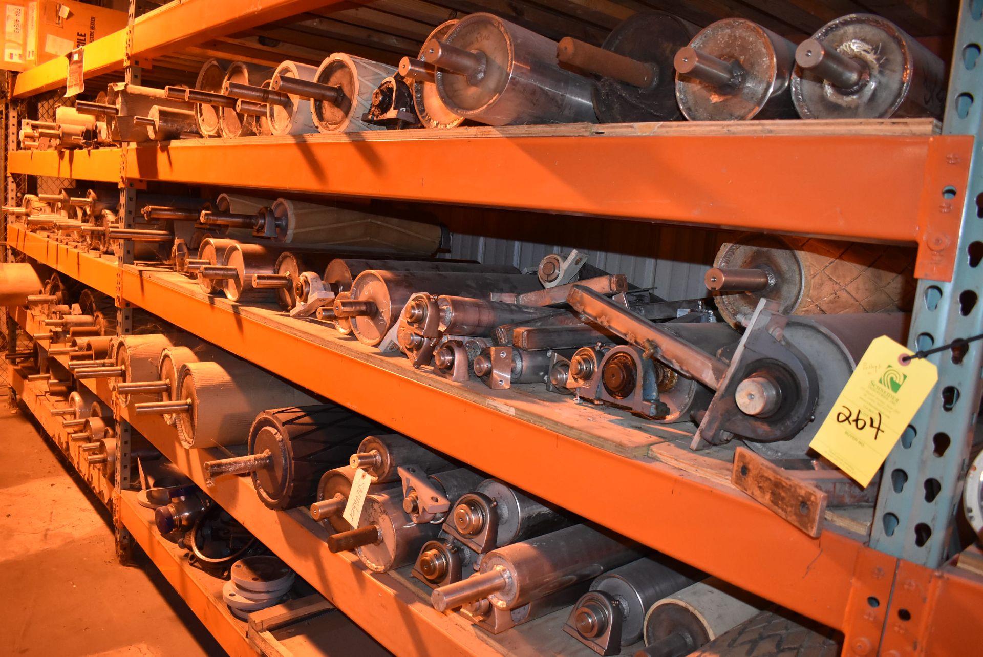 (Located in Mendota, IL) Drive Pulleys - Various Size/Assorted, Contents of Pallet Rack Only - Image 2 of 2