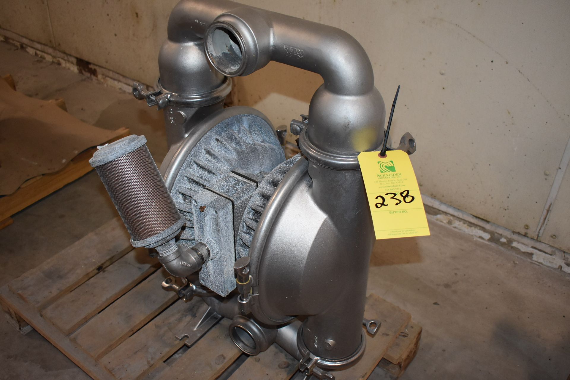 (Located in Mendota, IL) Wilden Pump/316SS