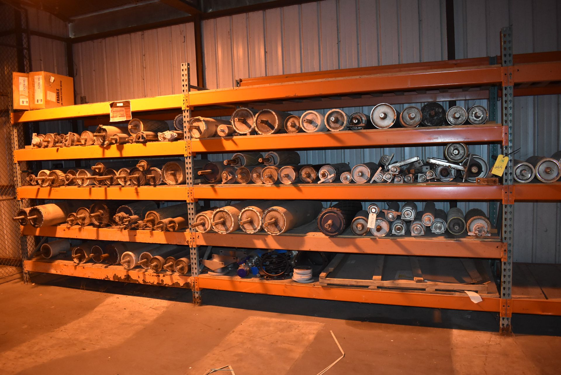 (Located in Mendota, IL) Drive Pulleys - Various Size/Assorted, Contents of Pallet Rack Only