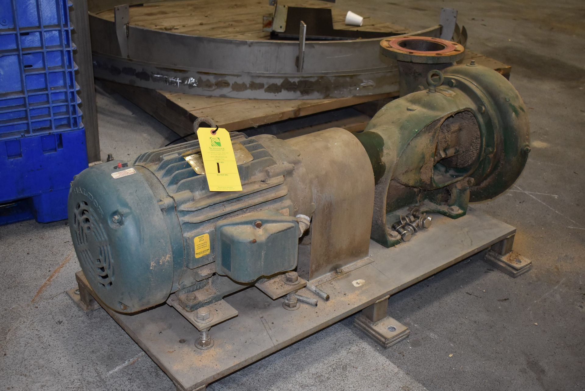 (Located in Mendota, IL) Crane Deming Product #4066 Pump, 6x6x1/10 HP Motor