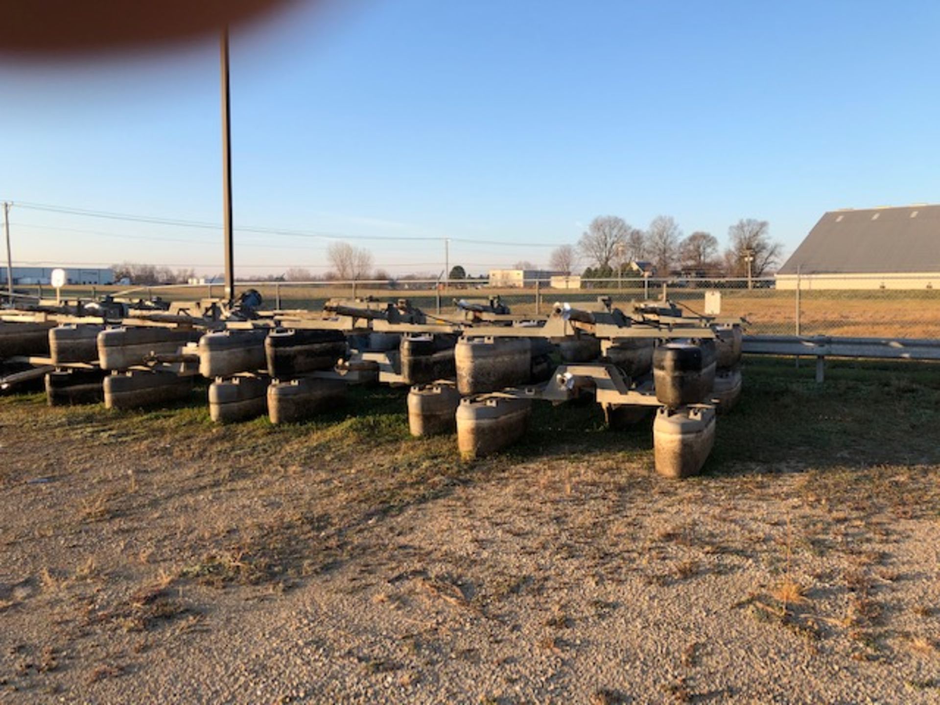 (Located in Mendota, IL) Lot of 15 Aeration Industries Air O2 Aerators Model 510-372 on Polyethylen