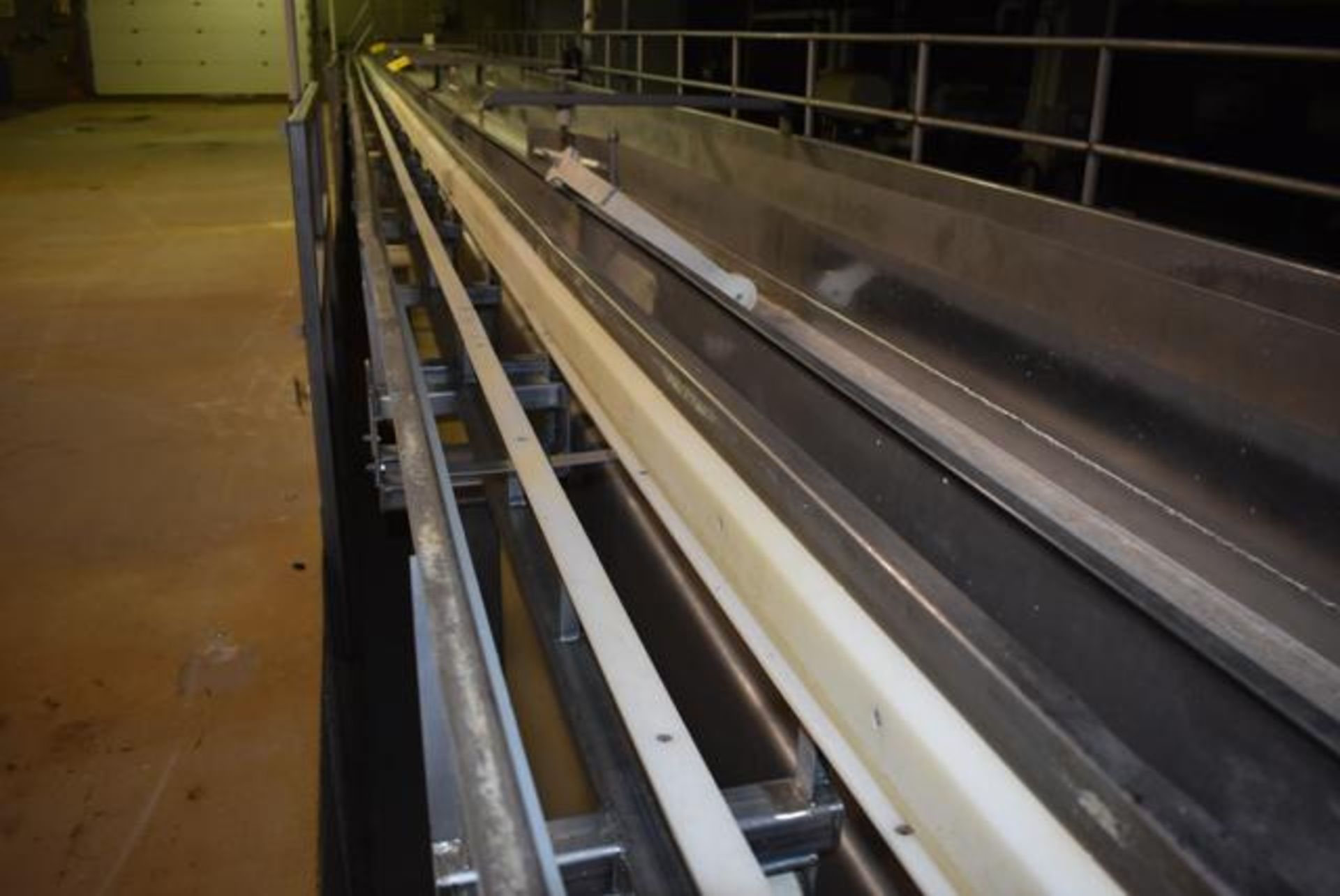 (Located in Sleepy Eye, MN) Commercial Motorized Belt Conveyor, Approx. 70' Length x 10" Wide - Image 2 of 2