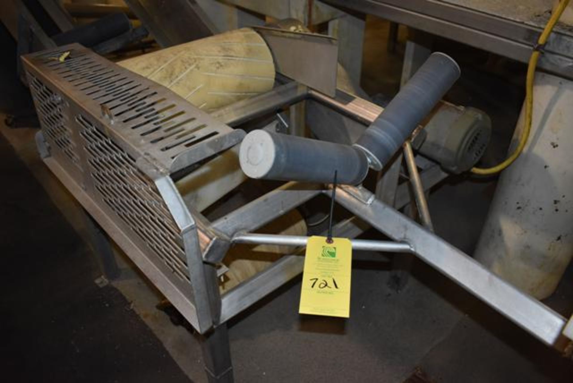 (Located in Sleepy Eye, MN) Conveyor - Motorized Belt Conveyor, Approx. 20' Length