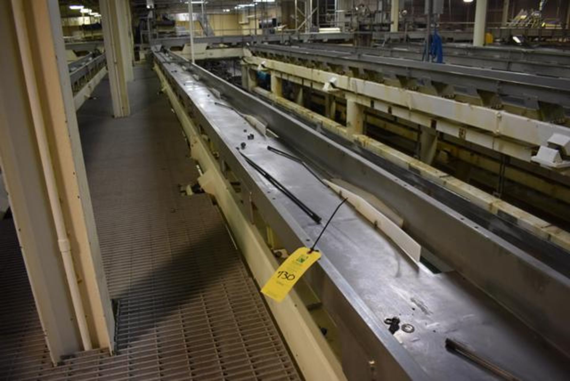 (Located in Sleepy Eye, MN) Commercial Vibratory Oscillating Shaker Conveyor, Approx. 72' Length x