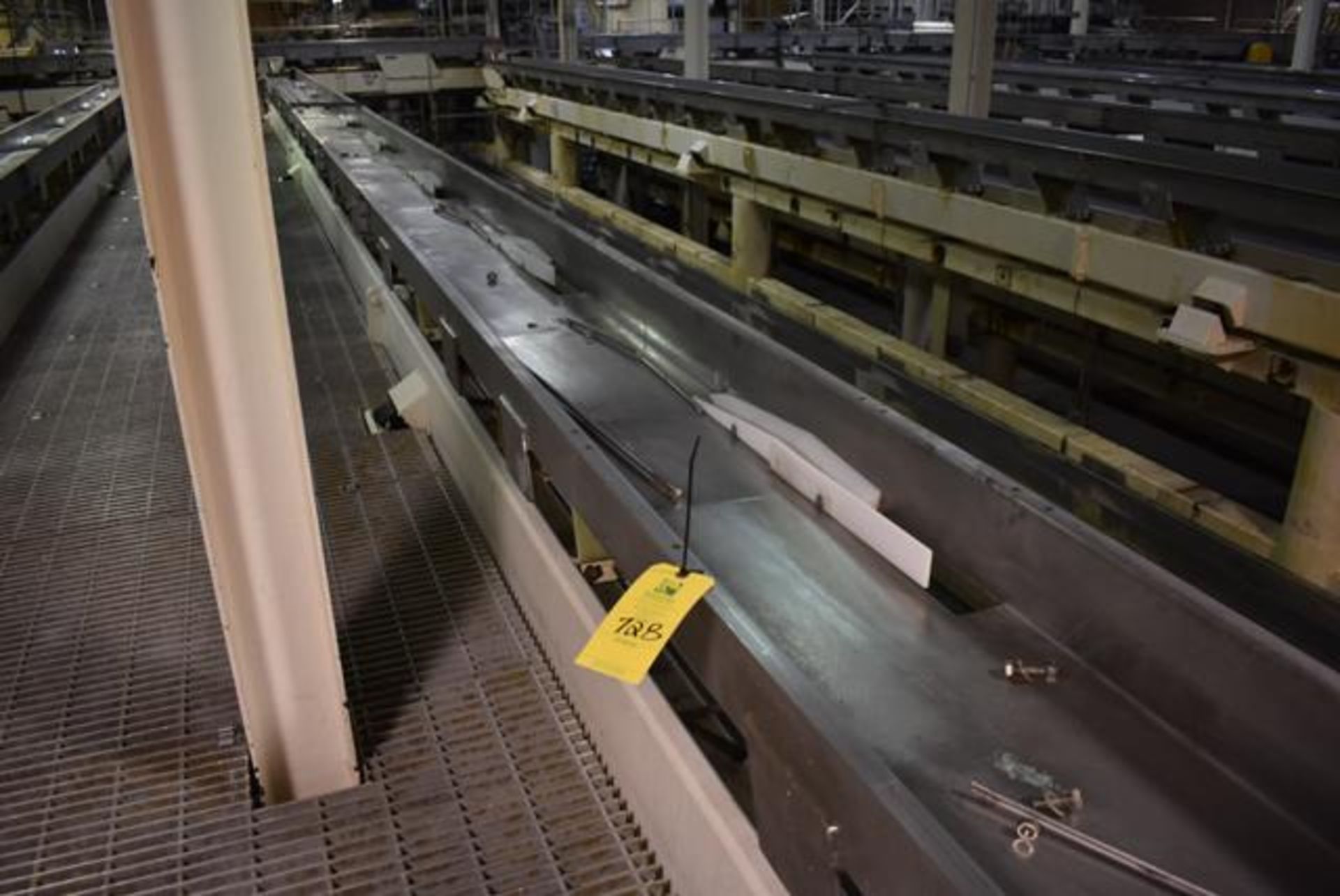 (Located in Sleepy Eye, MN) Commercial Vibratory Oscillating Shaker Conveyor, Approx. 72' Length x