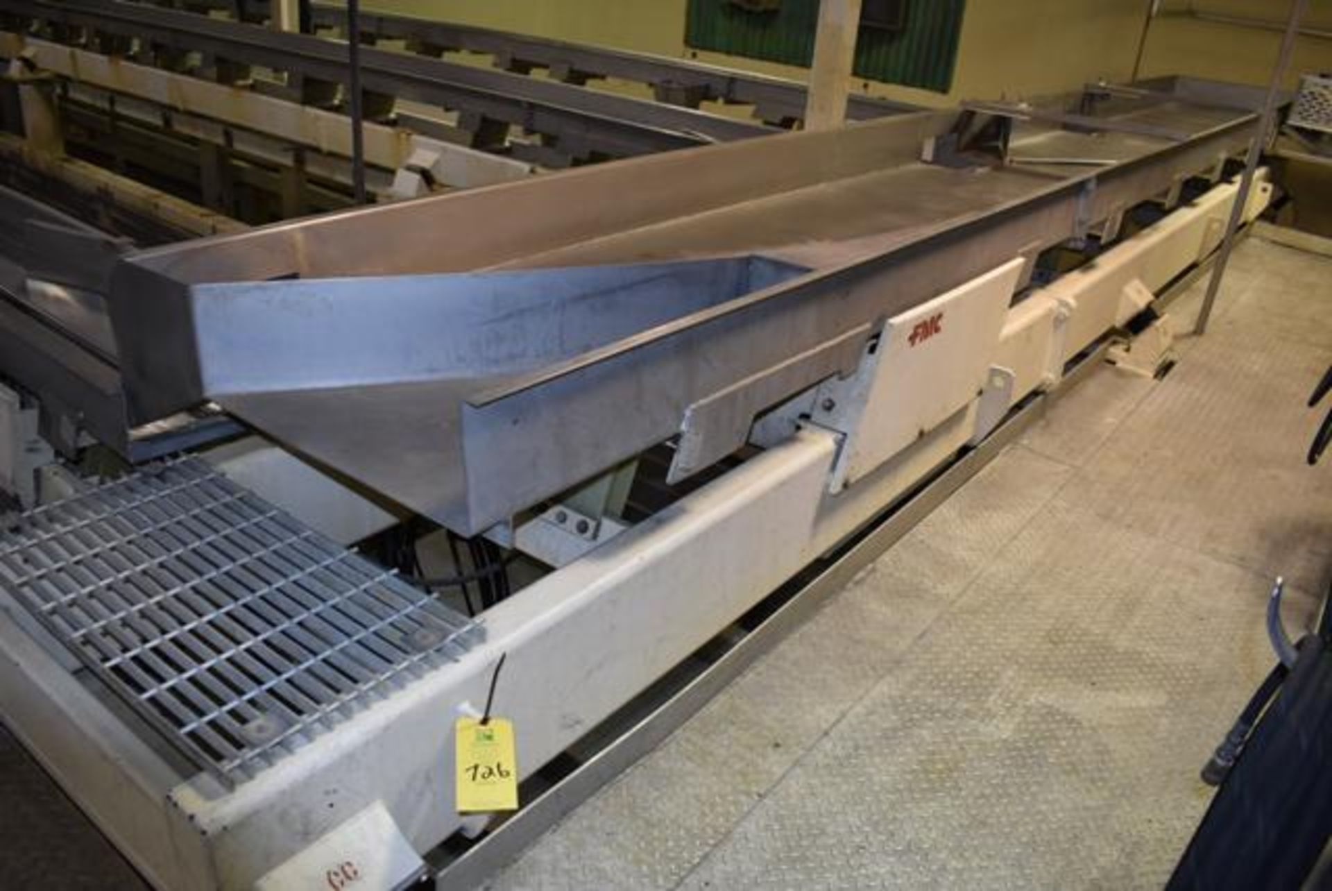 (Located in Sleepy Eye, MN) FMC Vibratory Oscillating Shaker Conveyor