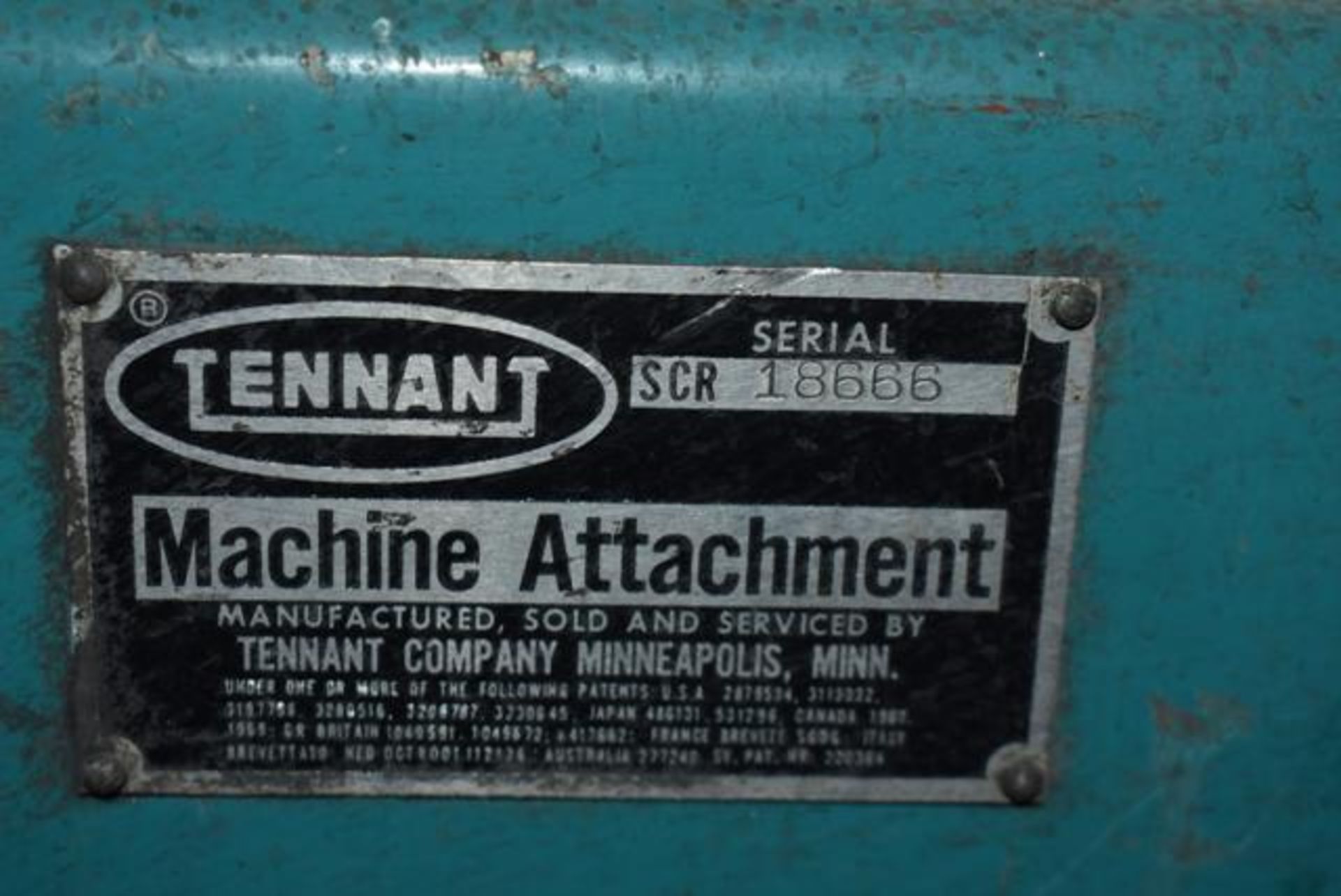 (Located in Sleepy Eye, MN) Tennant Scrubber Attachment - Image 3 of 3