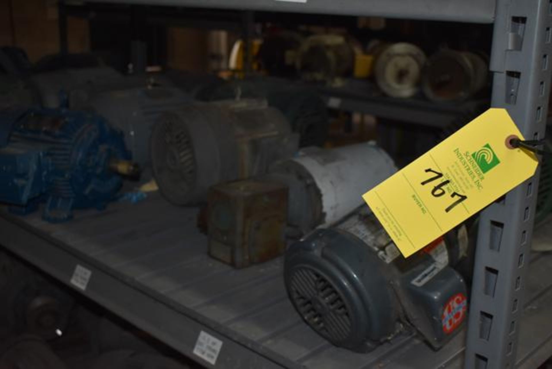 (Located in Sleepy Eye, MN) Shelf Contents - Motors, 1 1/2 - 2 HP