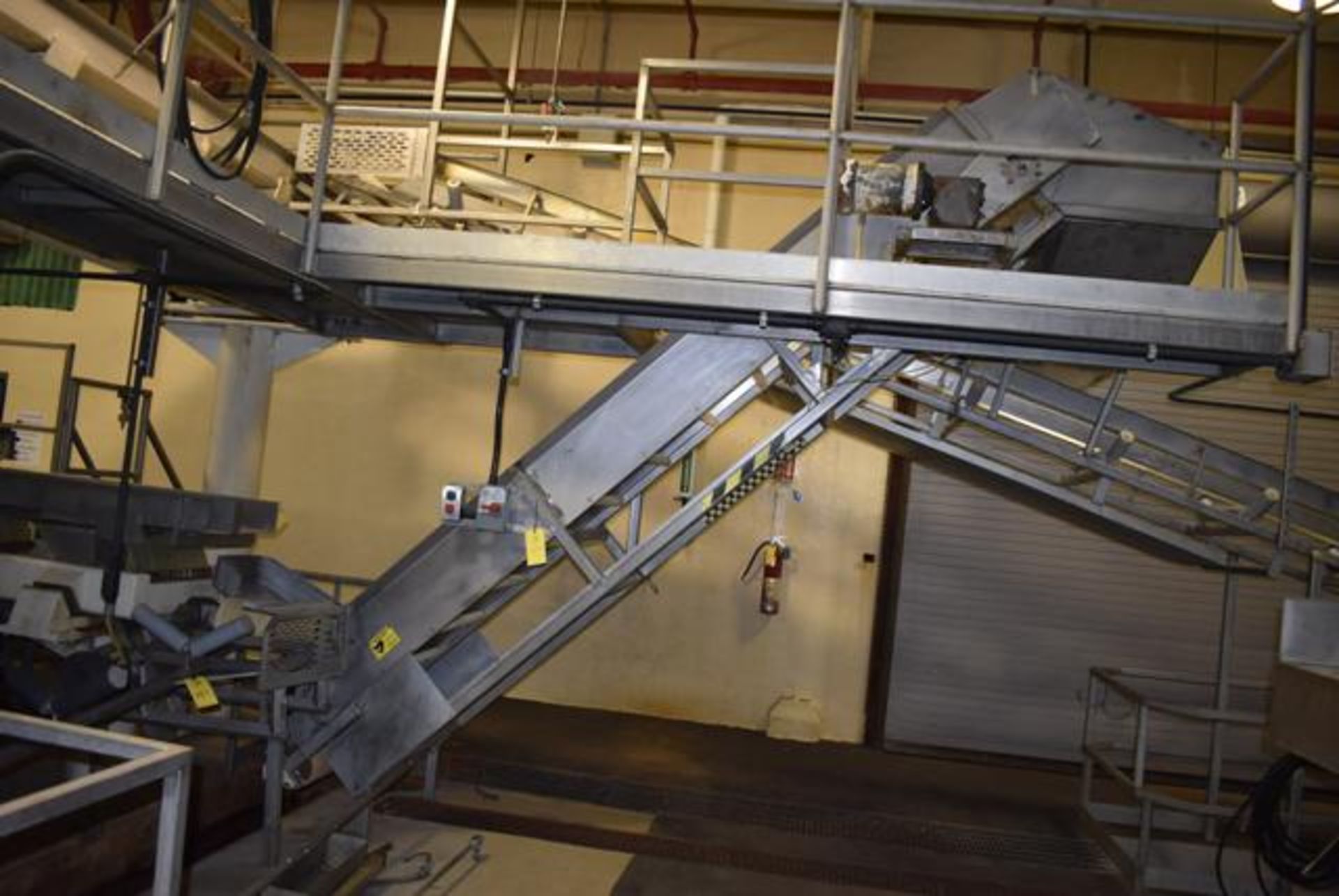 (Located in Sleepy Eye, MN) Elevator/Incline Conveyor, 20' Length x 3' Wide