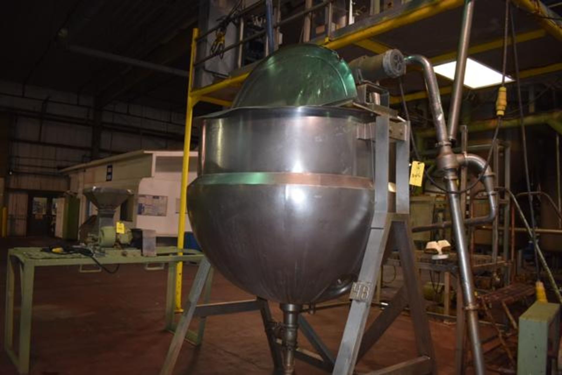 Lee SS Jacketed Kettle, 72" Diameter x 60" Top to Bottom Discharge