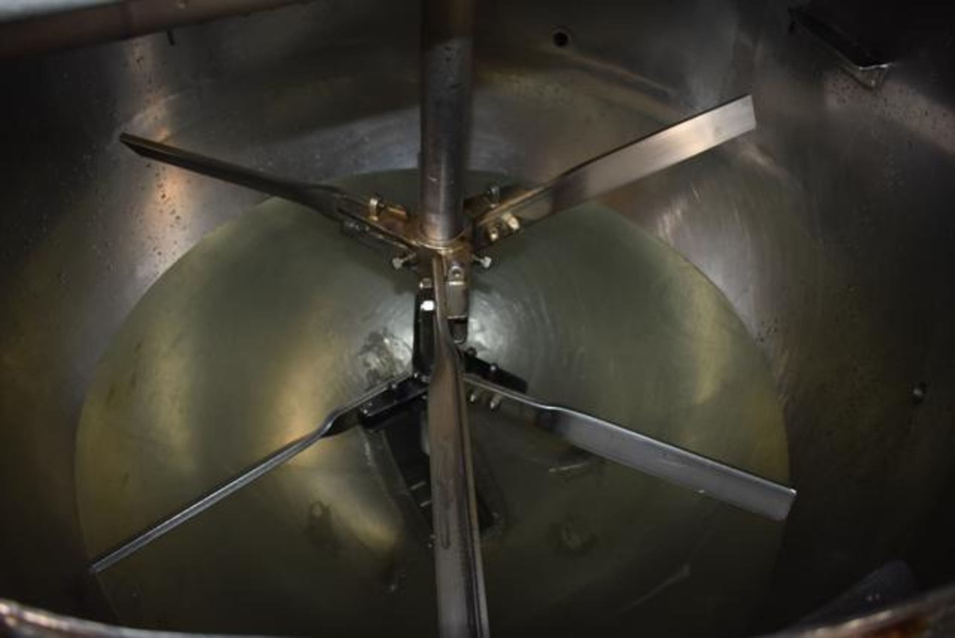 Lee Ind. SS Kettle, Rated 300 Gal., 48" x 48", Includes Mixer, Motor & Pump - Image 2 of 2