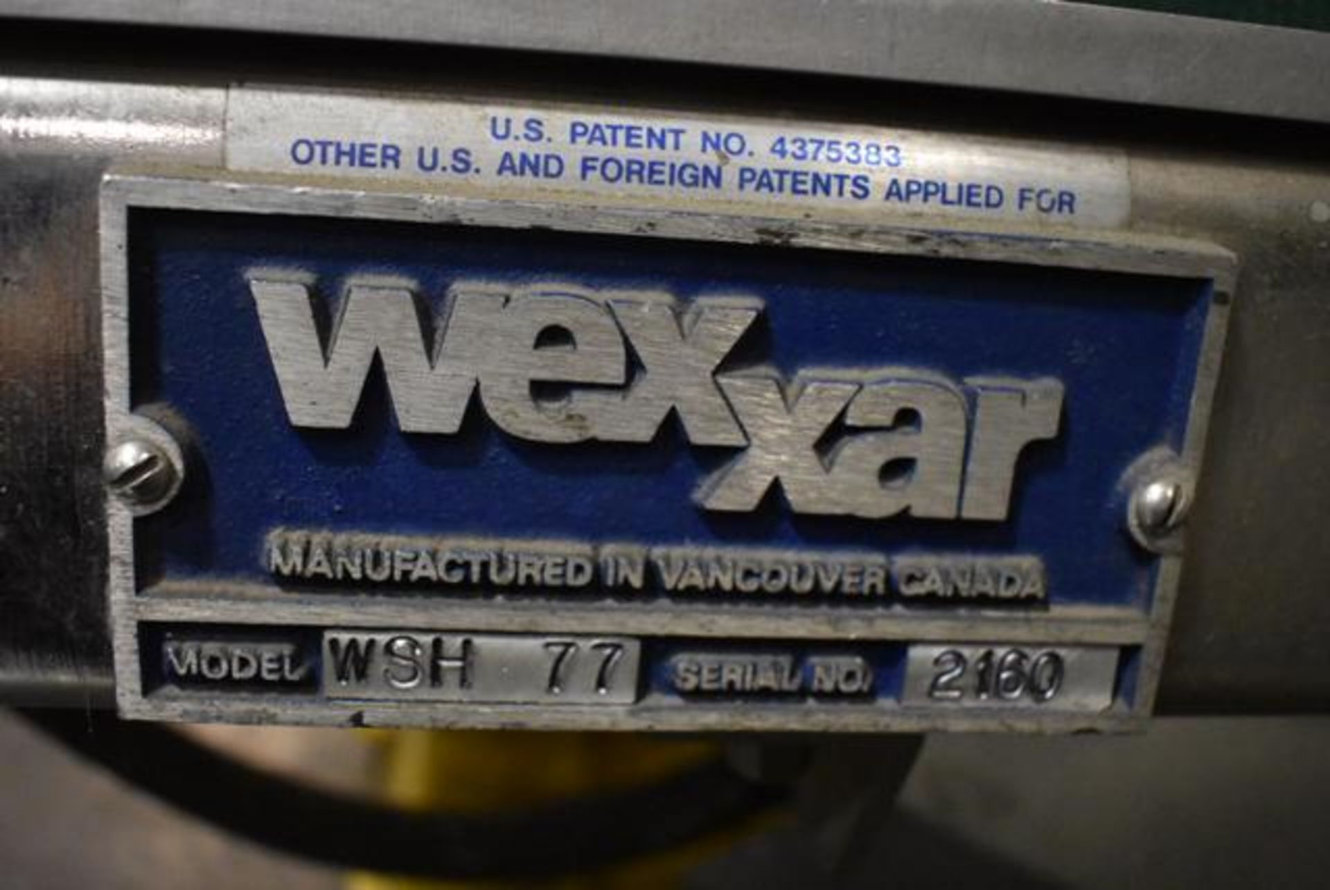 Wexxar Model #WSH77 Packaging Machine, SN 2160 - Image 3 of 4