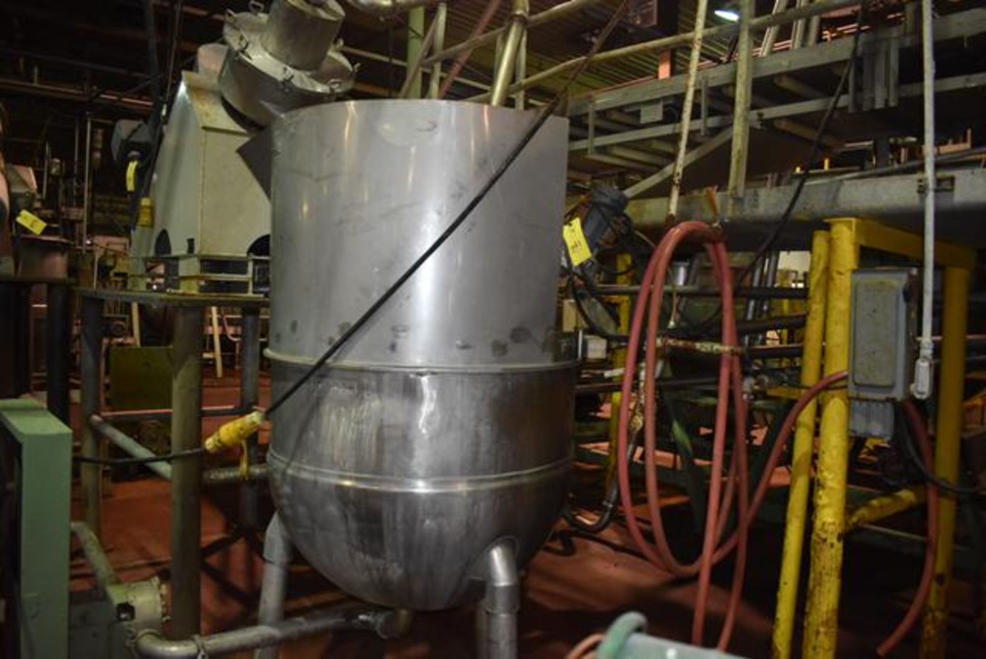 Groen SS Jacketed Kettle, Rated 200 Gal. Capacity, Includes Mixer