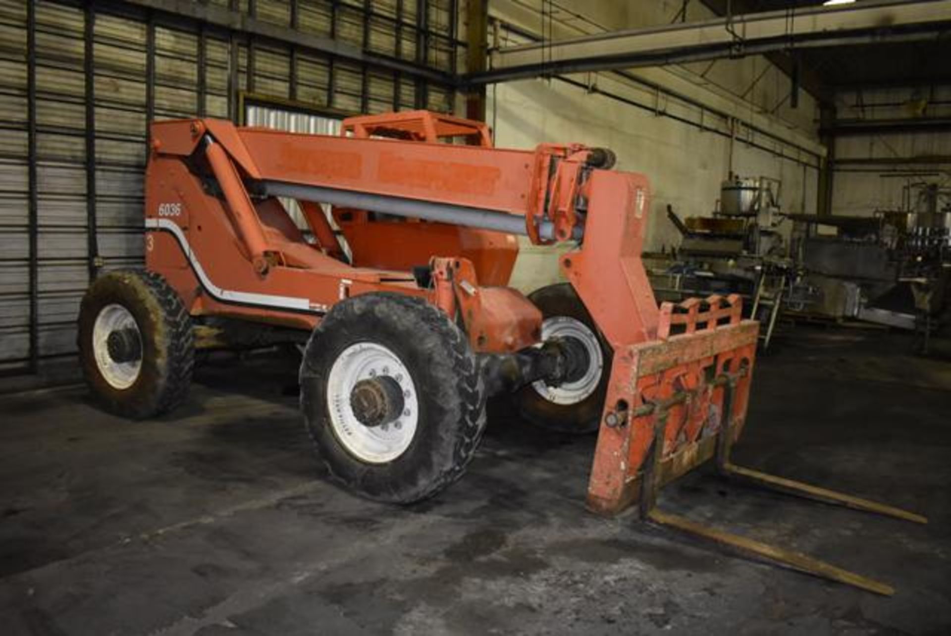 Trak International Angus-Palm Model #6036 Extend Lift/Long Reach, Diesel Operated, Filled Tires,