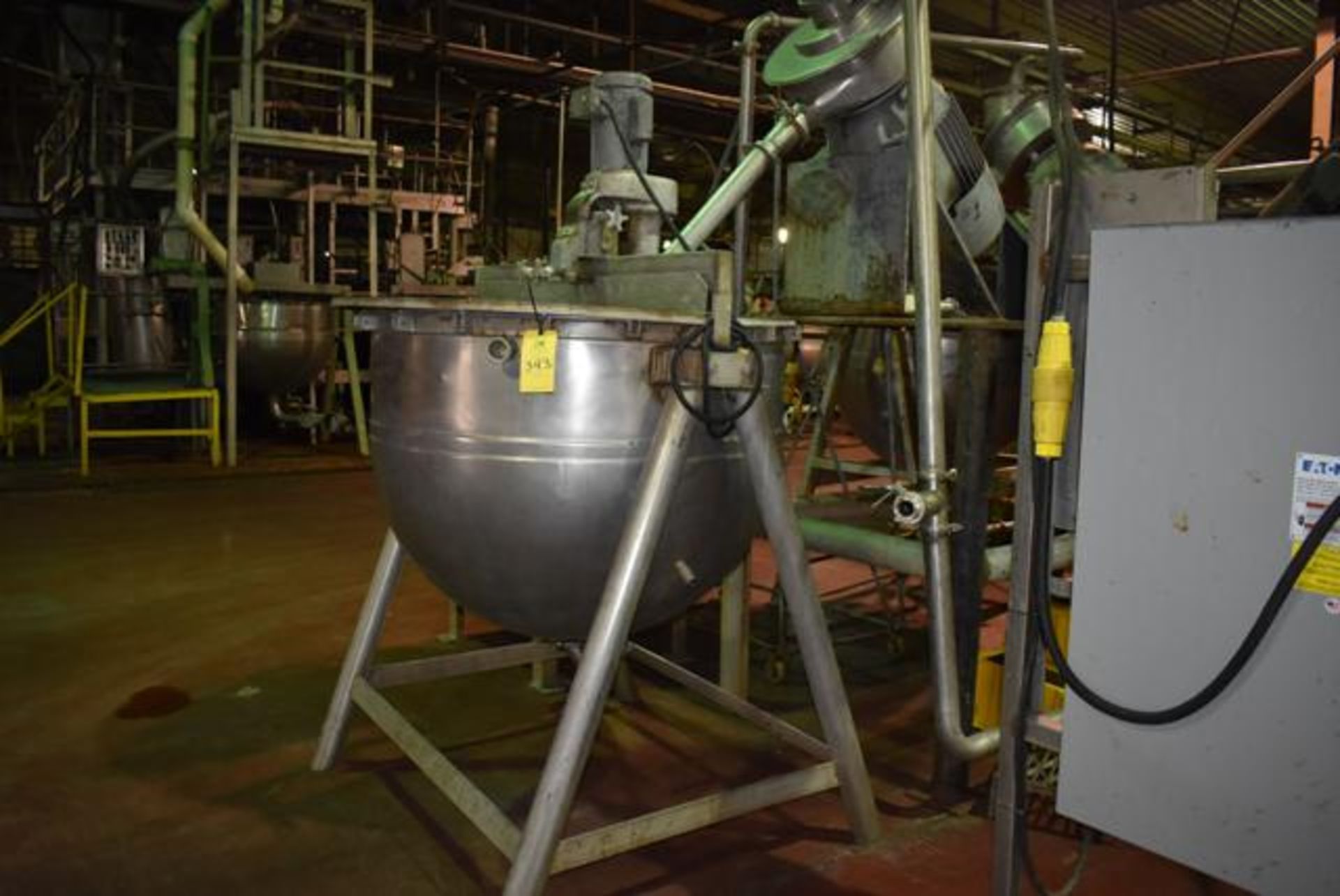 Lee SS Jacketed Kettle, Rated 200 Gallon Capacity, Includes Mixer