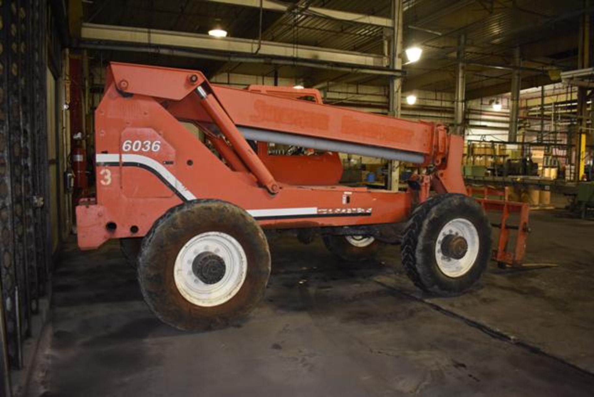 Trak International Angus-Palm Model #6036 Extend Lift/Long Reach, Diesel Operated, Filled Tires, - Image 3 of 3