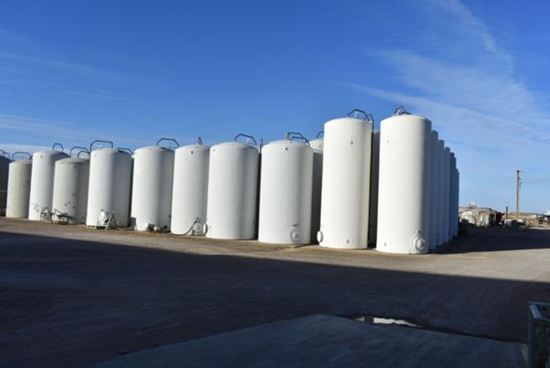 Tank Farm See Detail of (85) Fiberglass Tanks