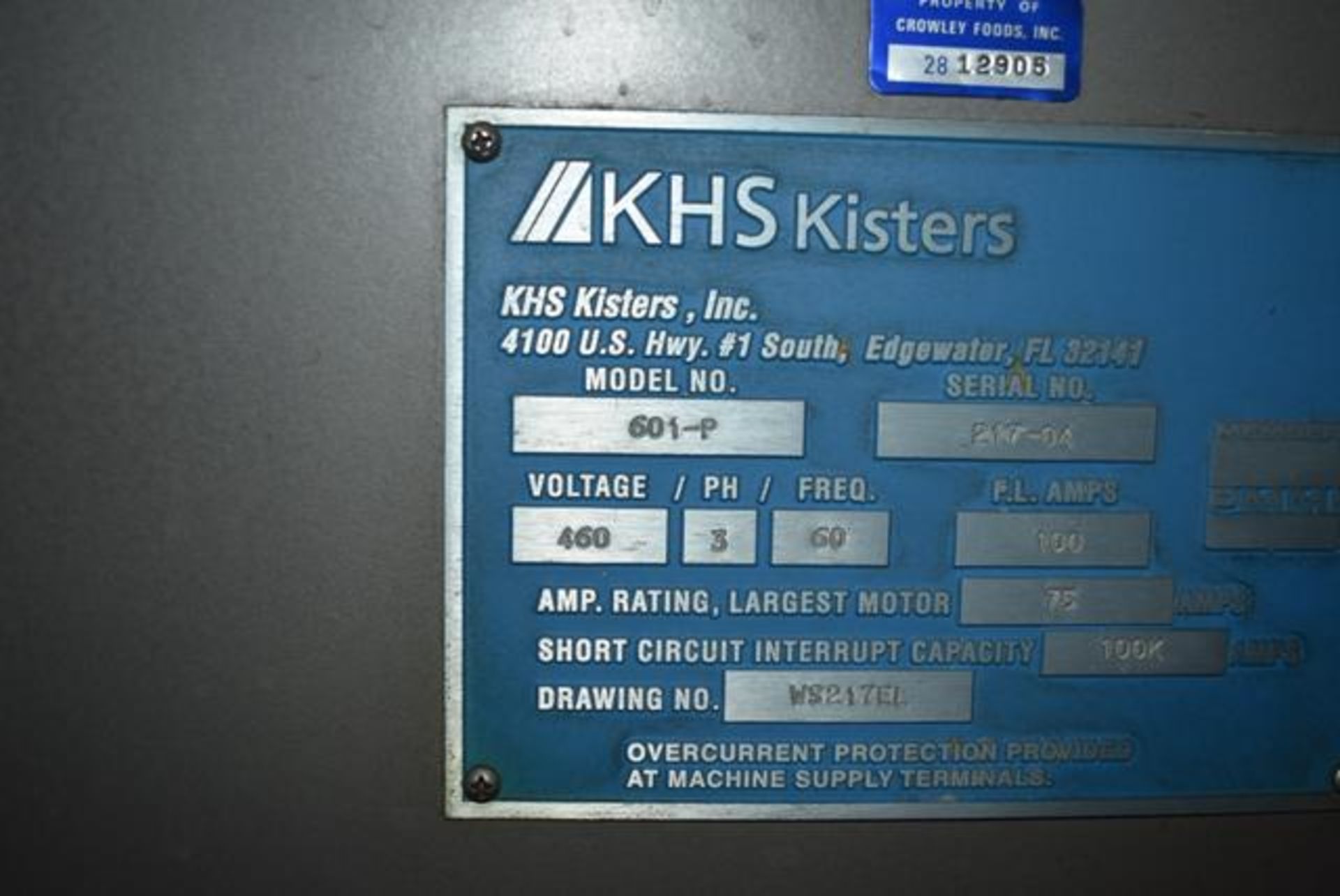 KHS Kisters Case Packer/Heat Tunnel, Model #601-P, SN 217-04 - Image 3 of 4