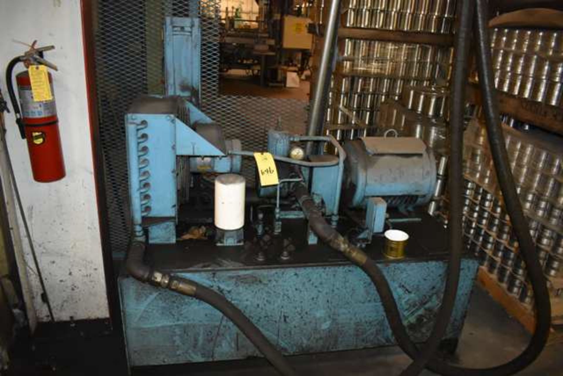 Hydraulic Power Unit w/Tank, Approx. 20 HP Motor & Pump