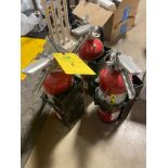 Fire Extinguishers, Qty 3, Rigging Fee: $10