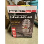 Pittsburgh Automotive Hydraulic Bottle Jack, 30 Ton, Rigging Fee: $10